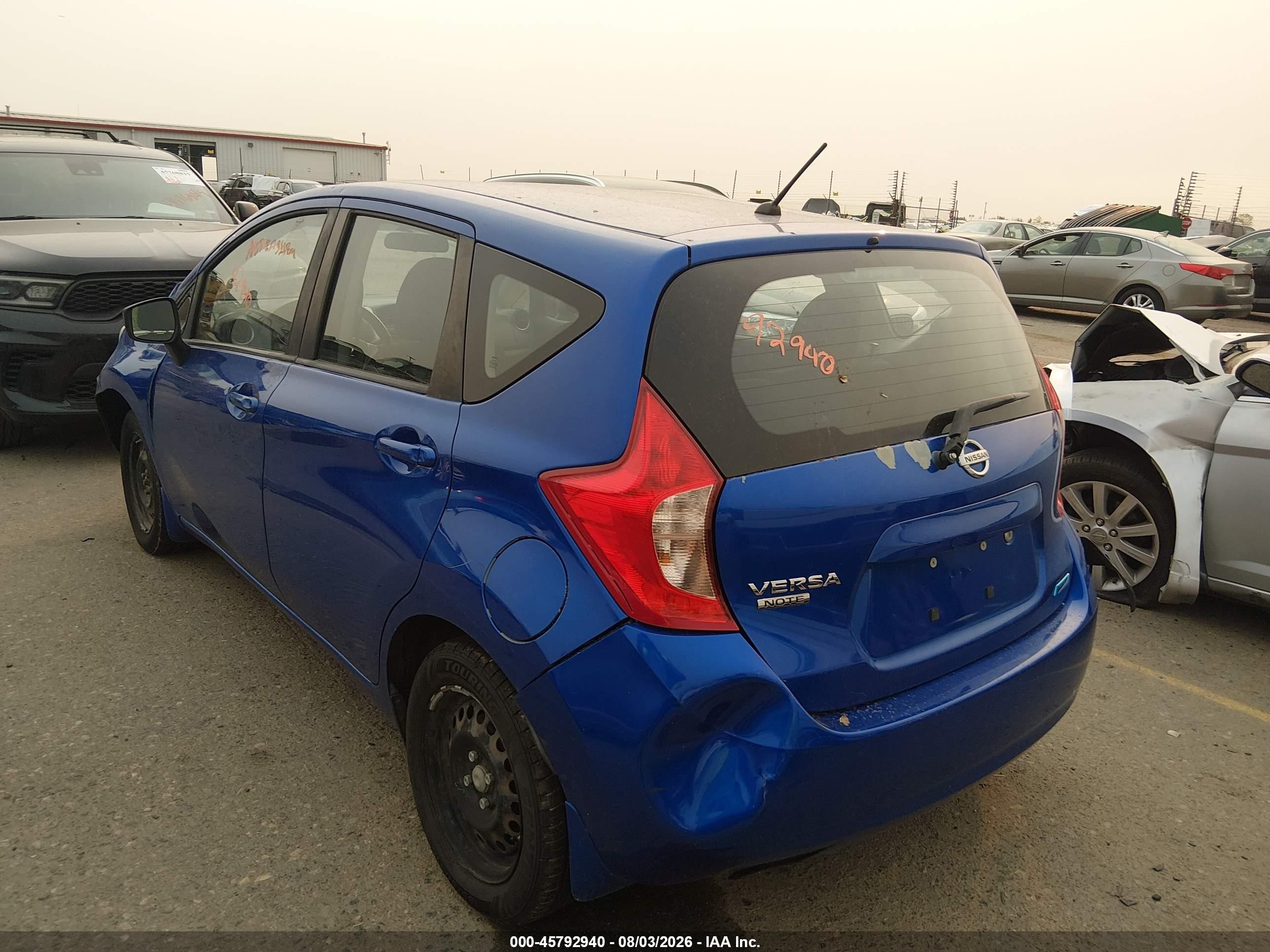 2015 Nissan Versa Note S Plus Синий vin: 3N1CE2CP6FL400601