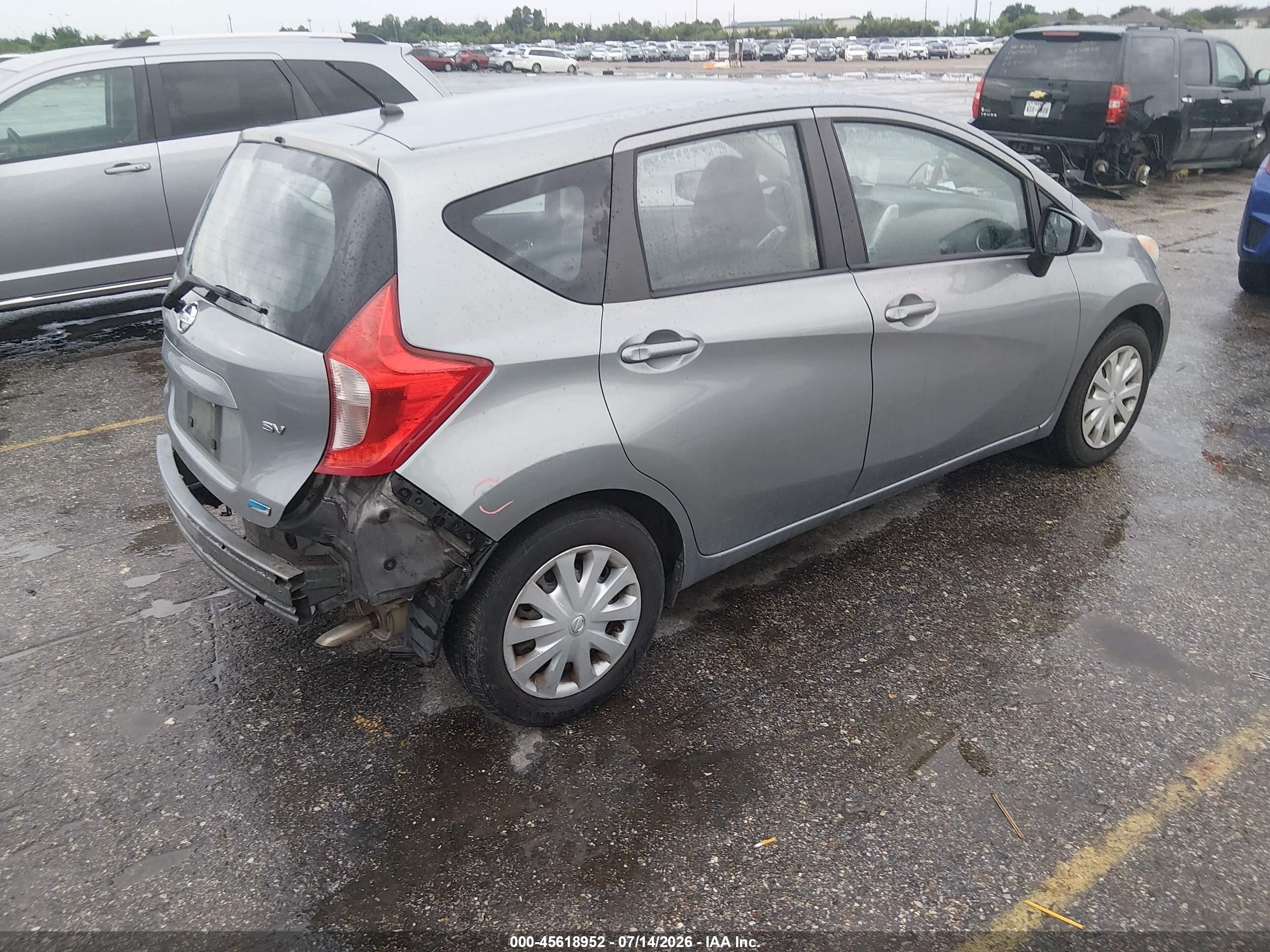2015 Nissan Versa Note S (sr)/s Plus/sl/sr/sv Gray vin: 3N1CE2CP6FL420797