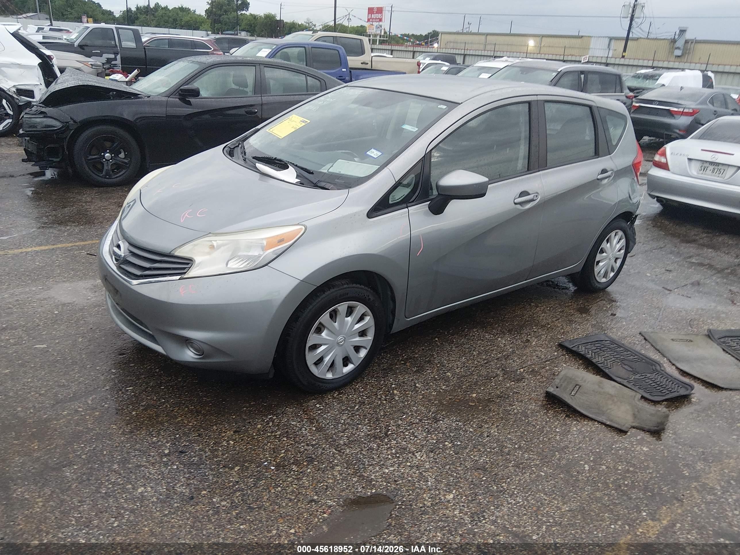 2015 Nissan Versa Note S (sr)/s Plus/sl/sr/sv Gray vin: 3N1CE2CP6FL420797