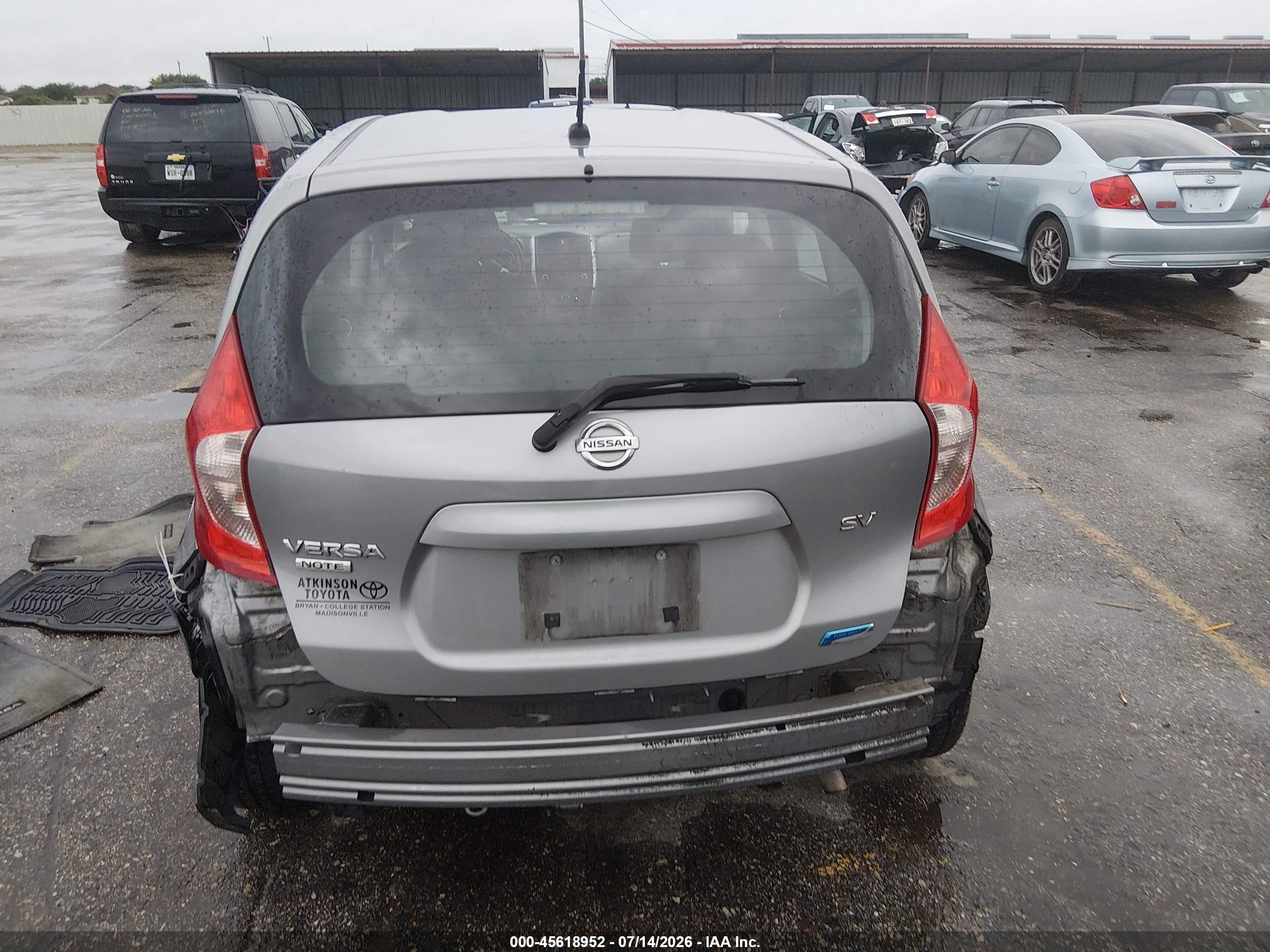 2015 Nissan Versa Note S (sr)/s Plus/sl/sr/sv Gray vin: 3N1CE2CP6FL420797