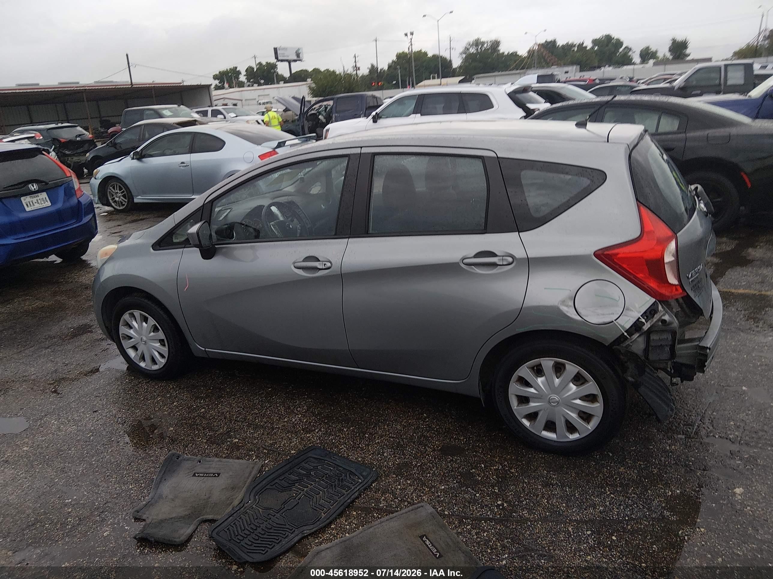 2015 Nissan Versa Note S (sr)/s Plus/sl/sr/sv Gray vin: 3N1CE2CP6FL420797