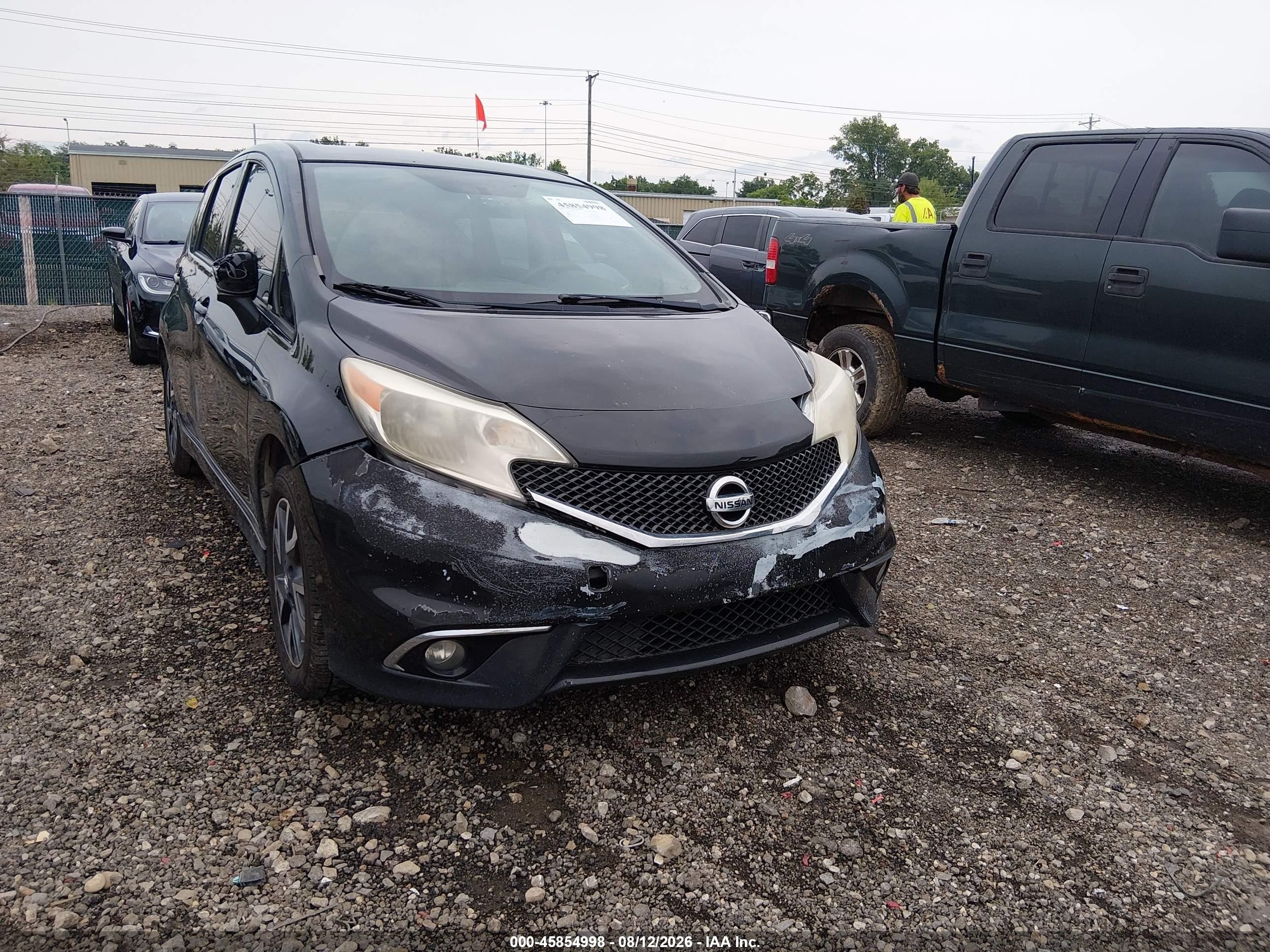 2015 Nissan Versa Note S/s Plus/sv/sl/sr Black vin: 3N1CE2CP6FL426793