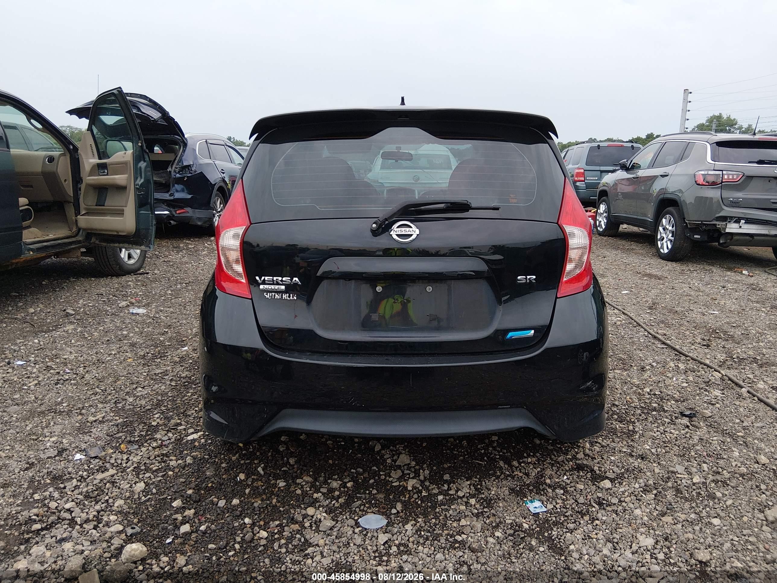 2015 Nissan Versa Note S/s Plus/sv/sl/sr Black vin: 3N1CE2CP6FL426793