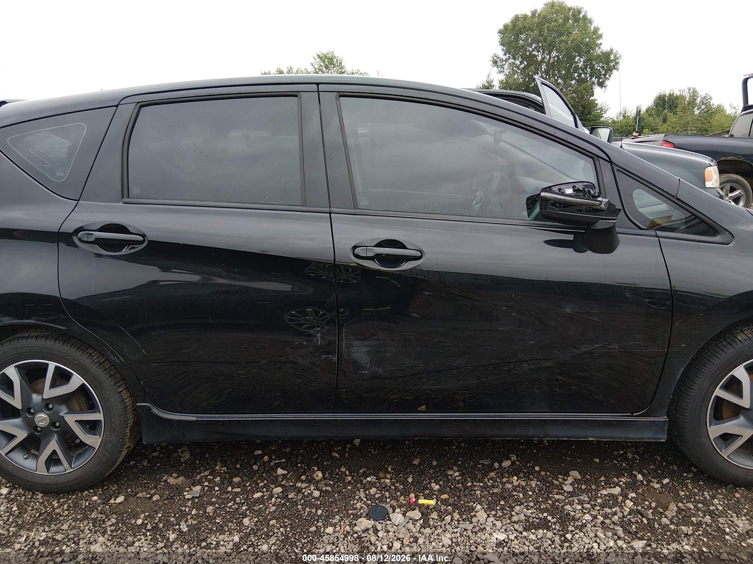 2015 Nissan Versa Note S/s Plus/sv/sl/sr Black vin: 3N1CE2CP6FL426793