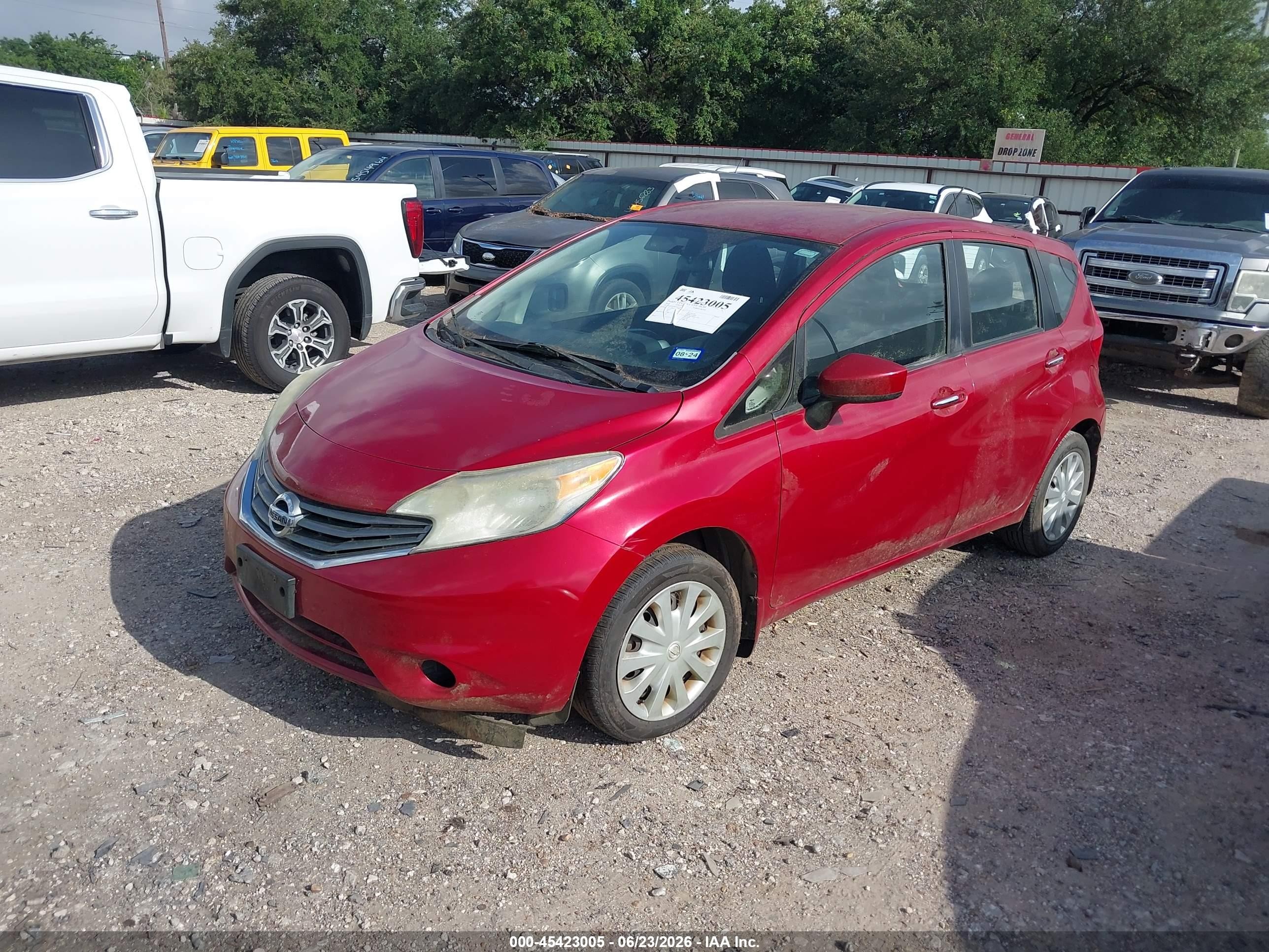 2015 Nissan Versa Note Sv Red vin: 3N1CE2CP6FL433520