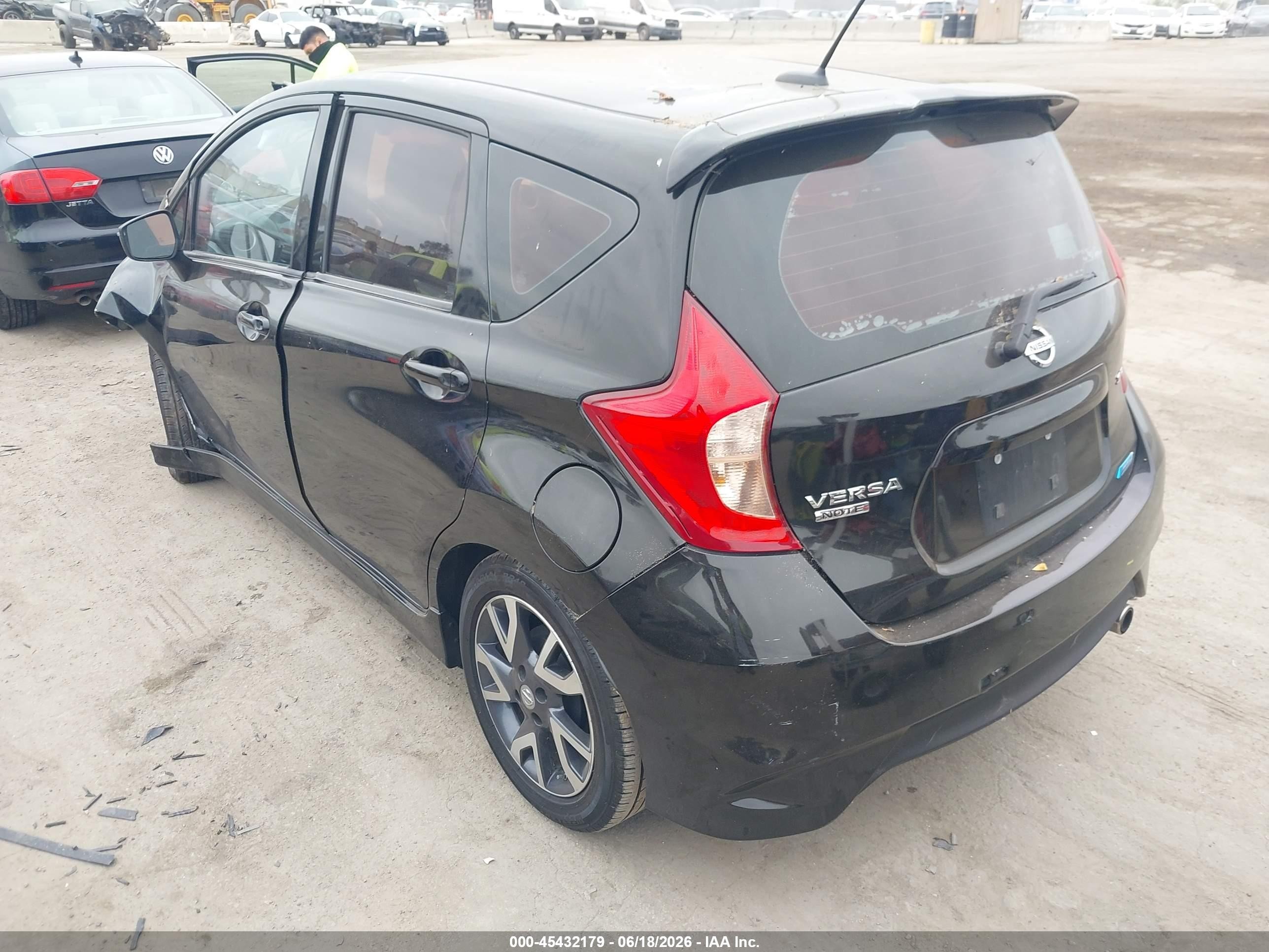 2015 Nissan Versa Note Sr Black vin: 3N1CE2CP6FL435638