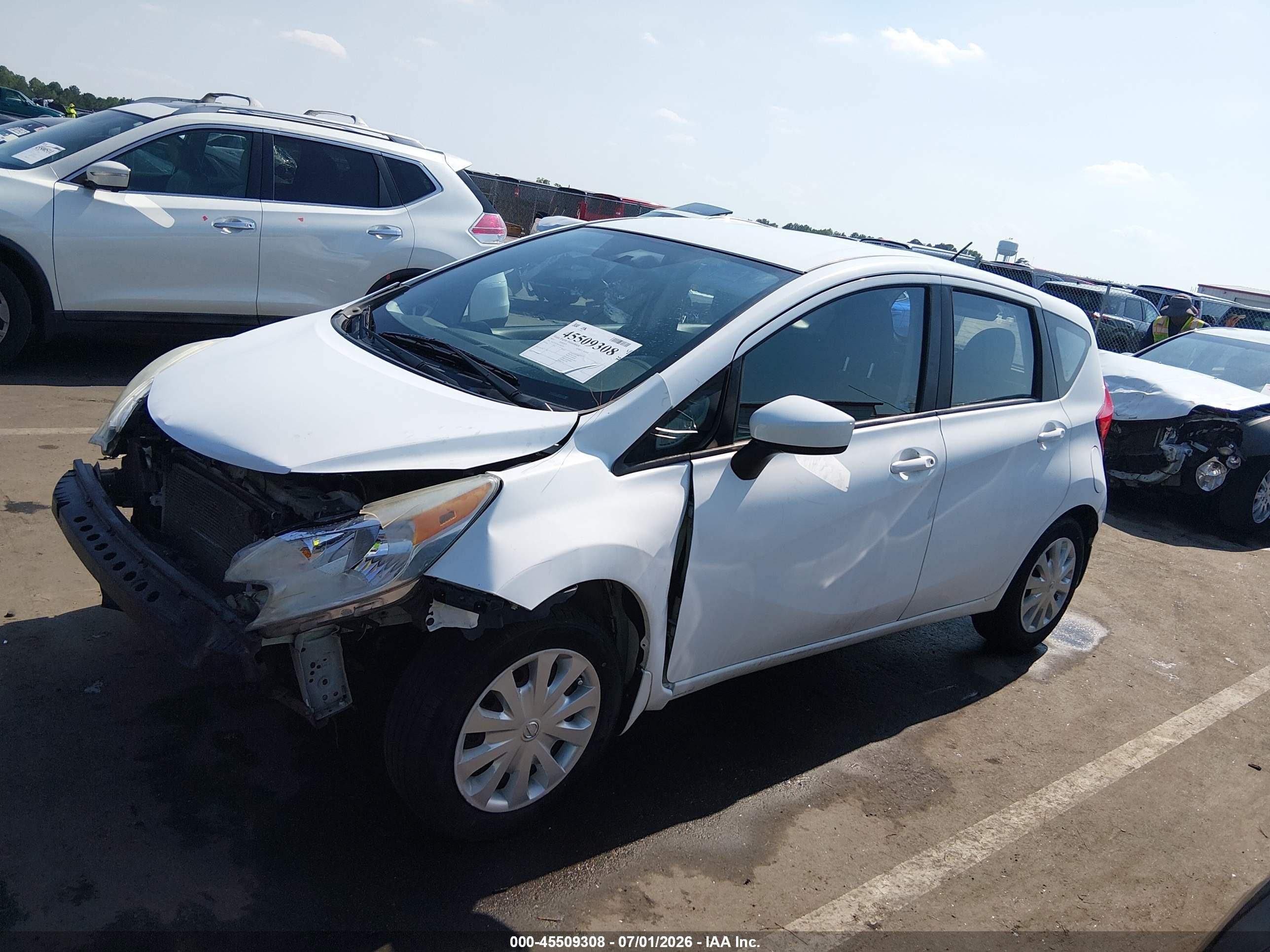 2015 Nissan Versa Note S (sr) White vin: 3N1CE2CP6FL444744