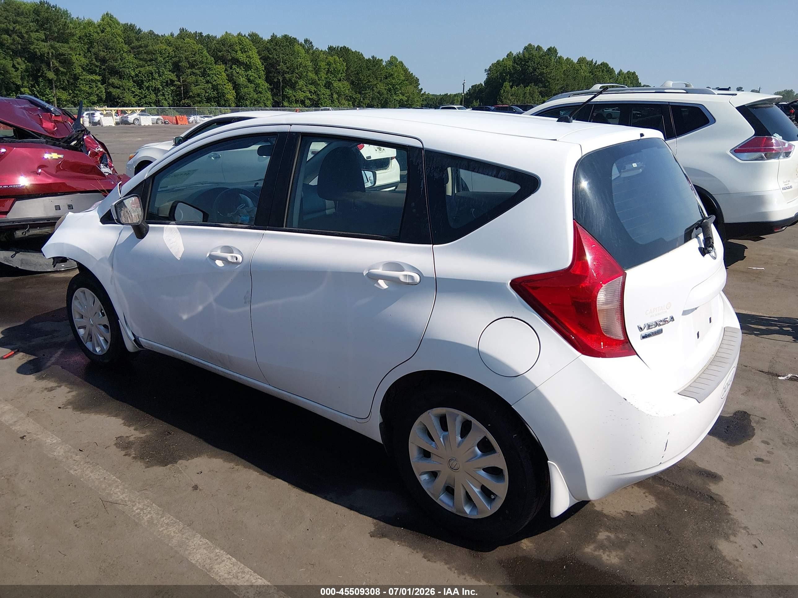 2015 Nissan Versa Note S (sr) White vin: 3N1CE2CP6FL444744