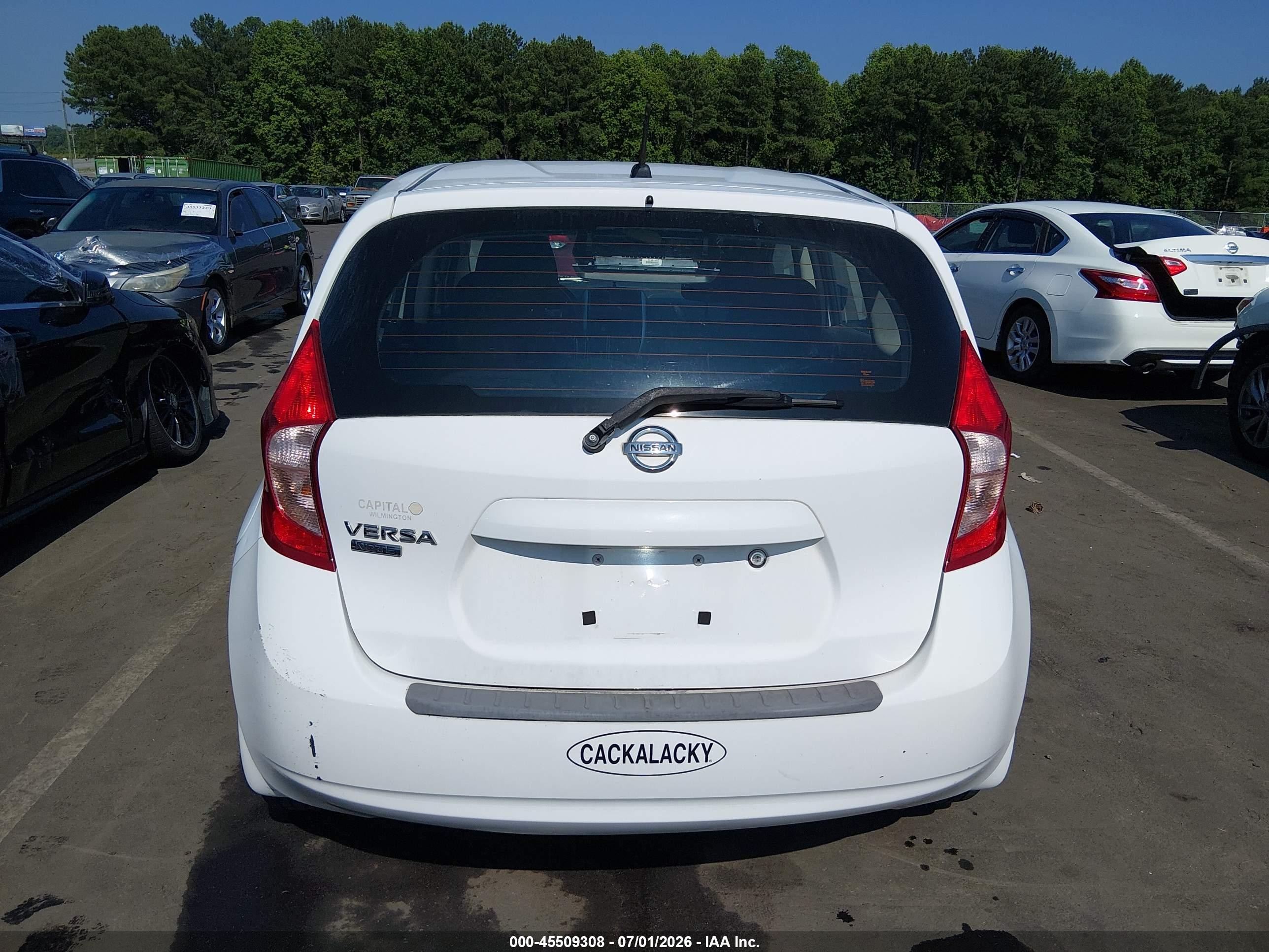 2015 Nissan Versa Note S (sr) White vin: 3N1CE2CP6FL444744