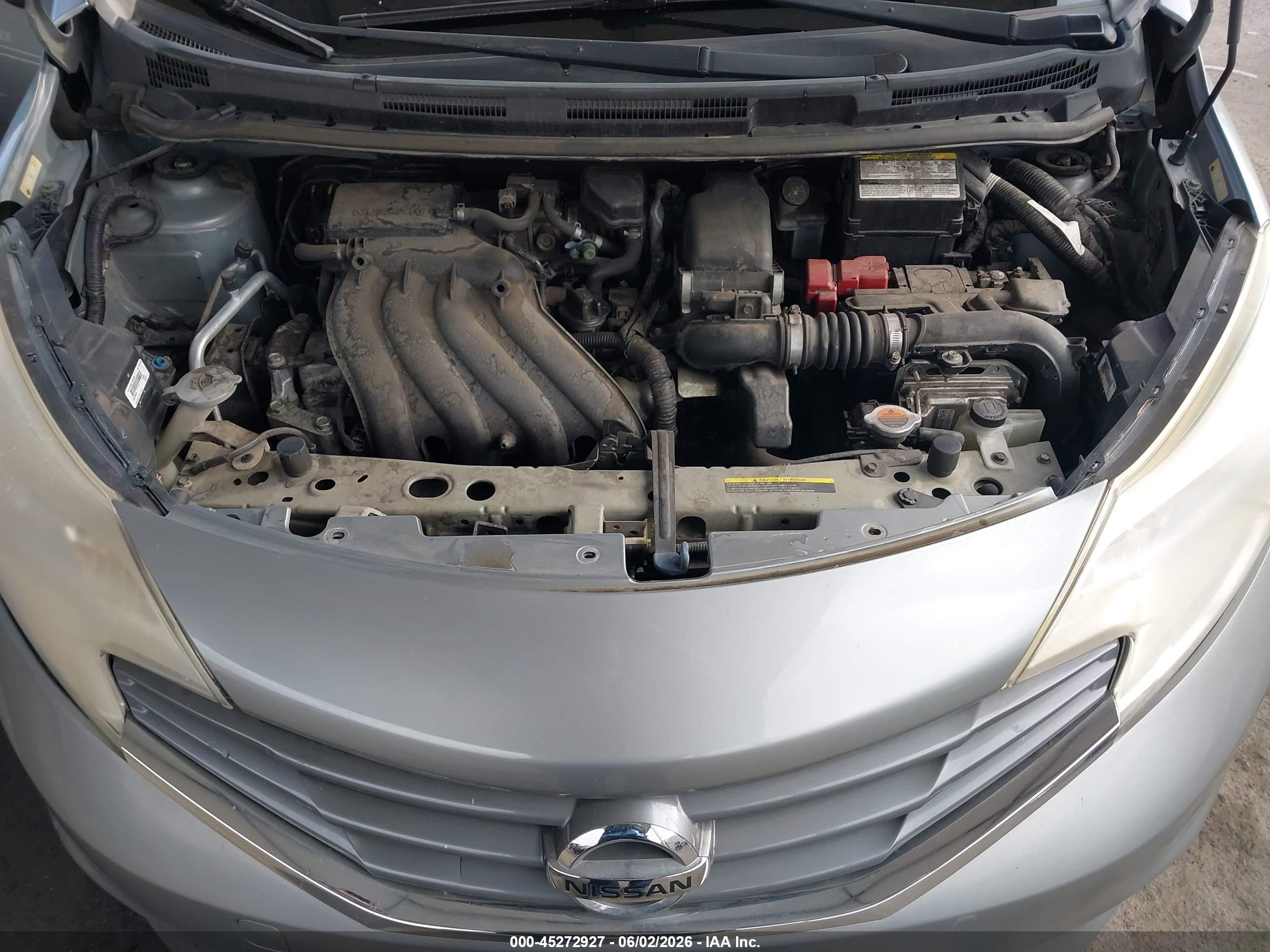 2014 Nissan Versa Note Sv Серебряный vin: 3N1CE2CP7EL360737