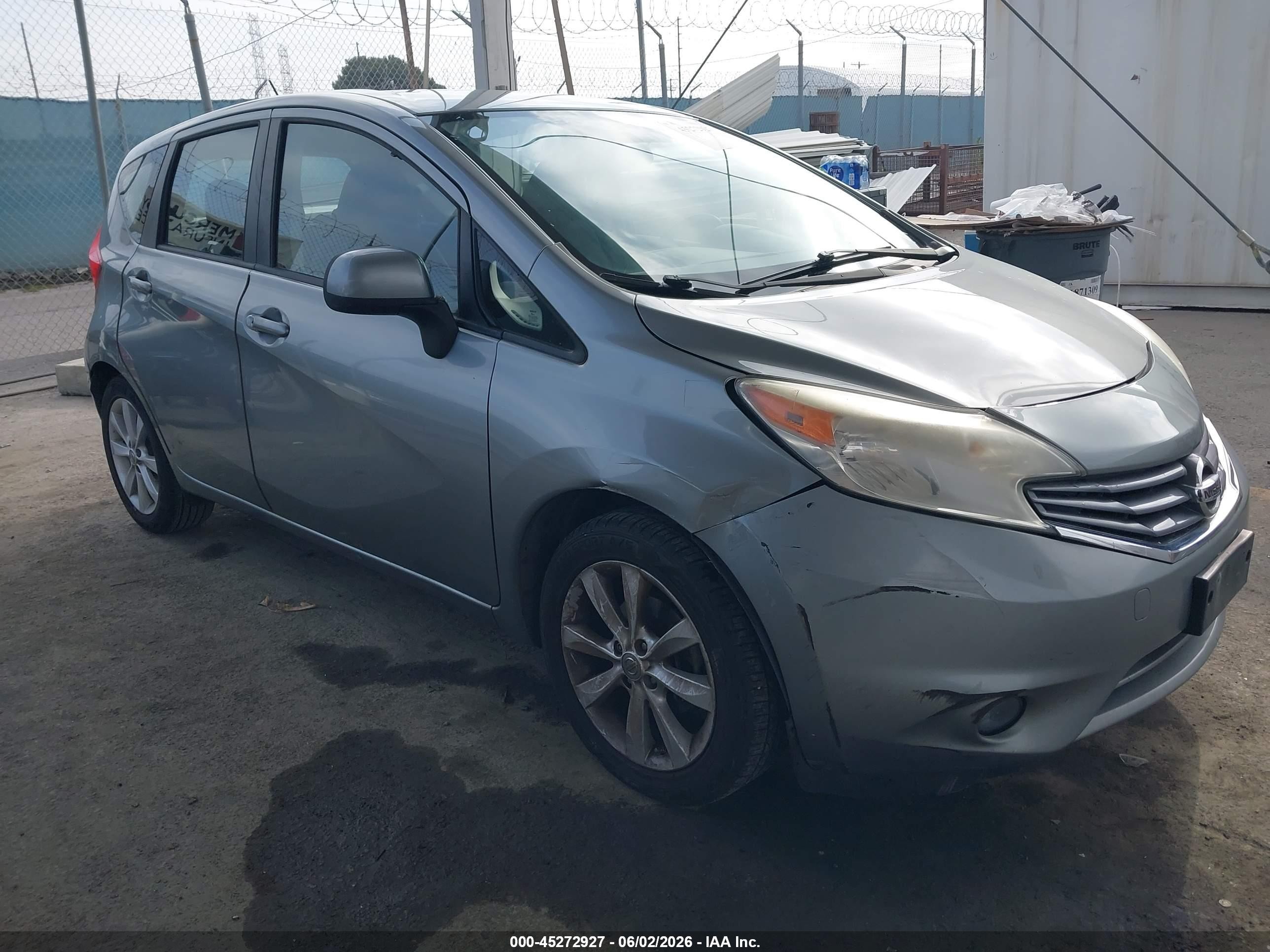 2014 Nissan Versa Note Sv Серебряный vin: 3N1CE2CP7EL360737