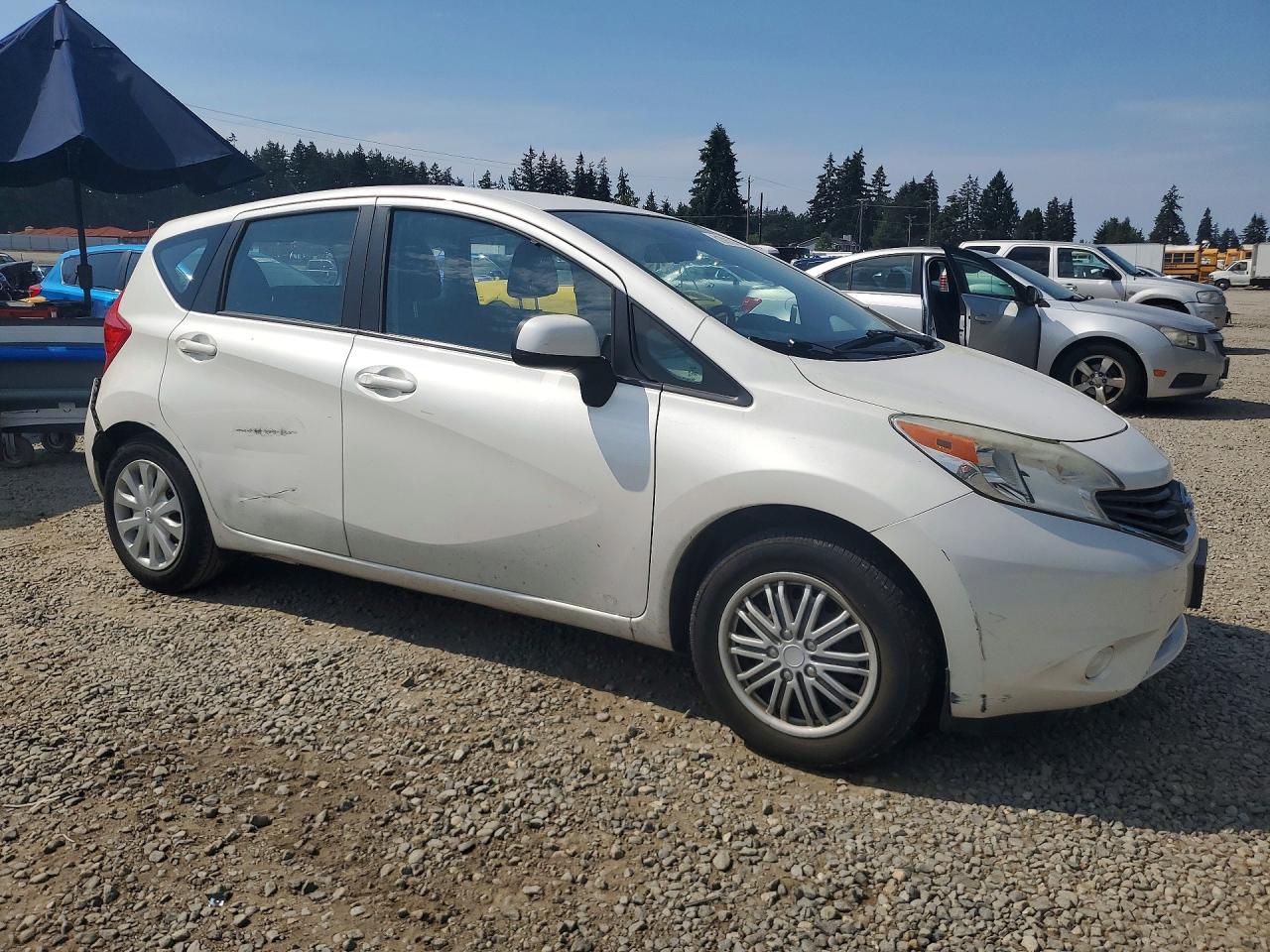 2014 Nissan Versa Note S White vin: 3N1CE2CP7EL380020