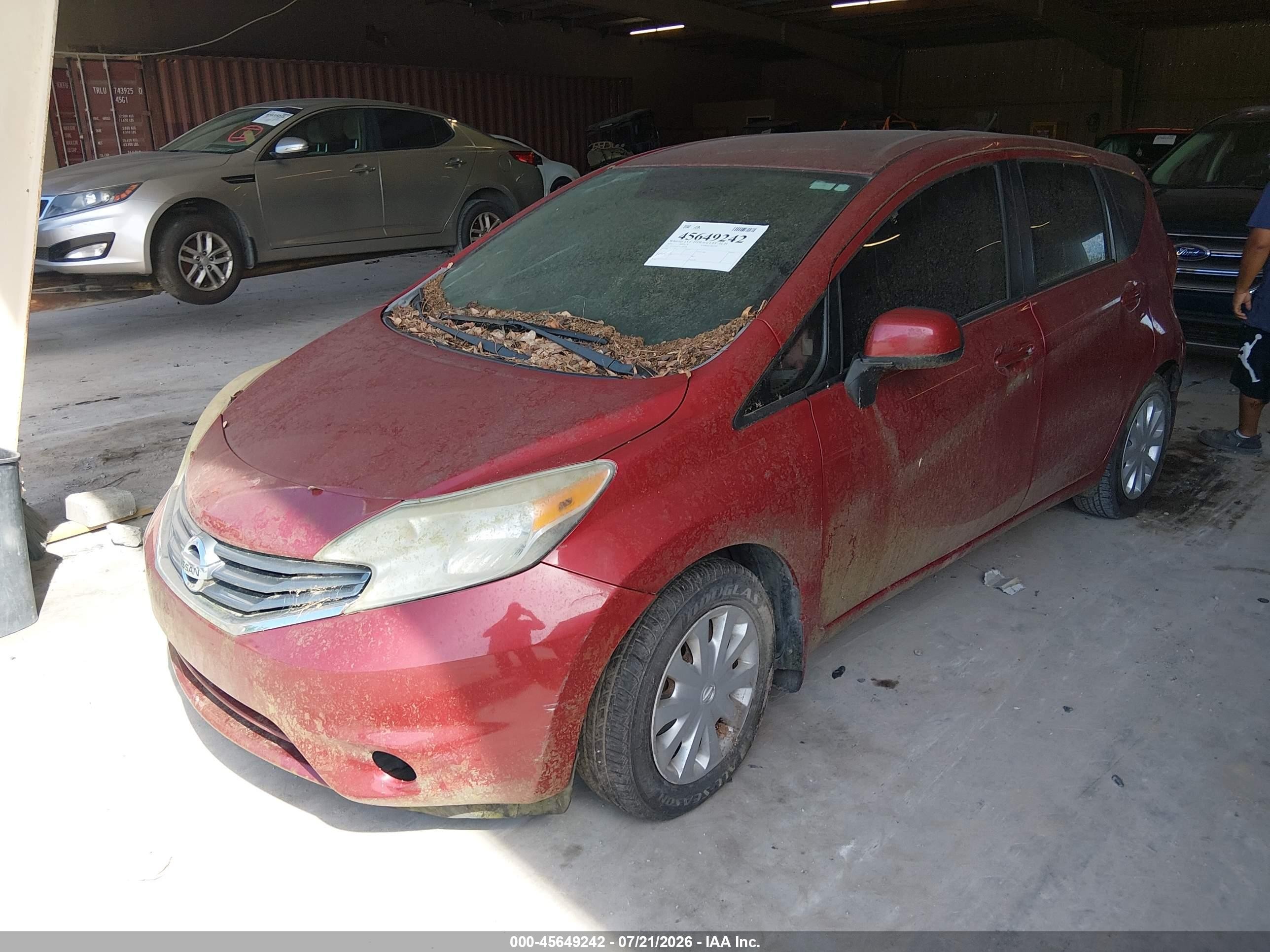 2014 Nissan Versa Note Sv Red vin: 3N1CE2CP7EL389798