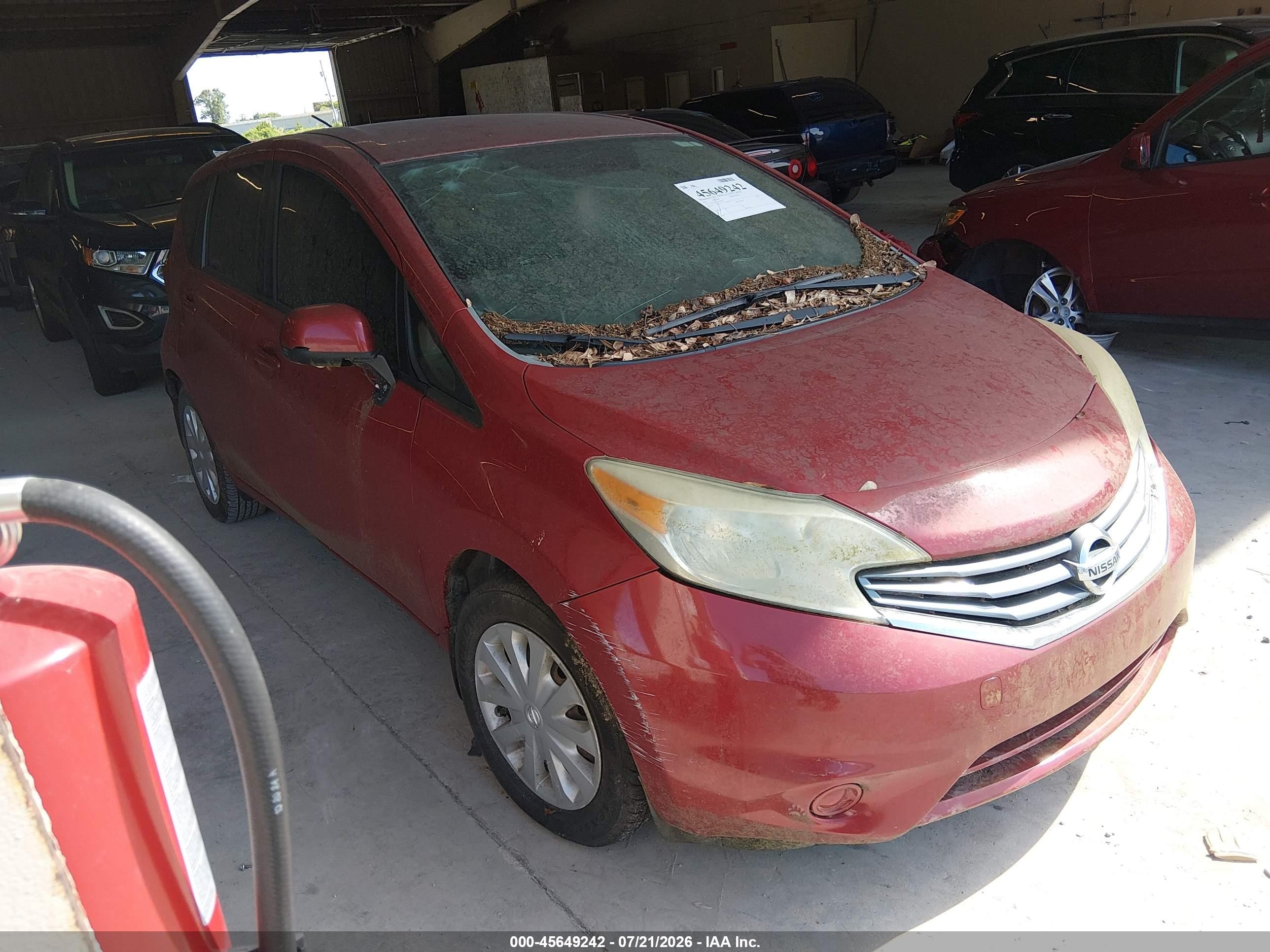 2014 Nissan Versa Note Sv Red vin: 3N1CE2CP7EL389798