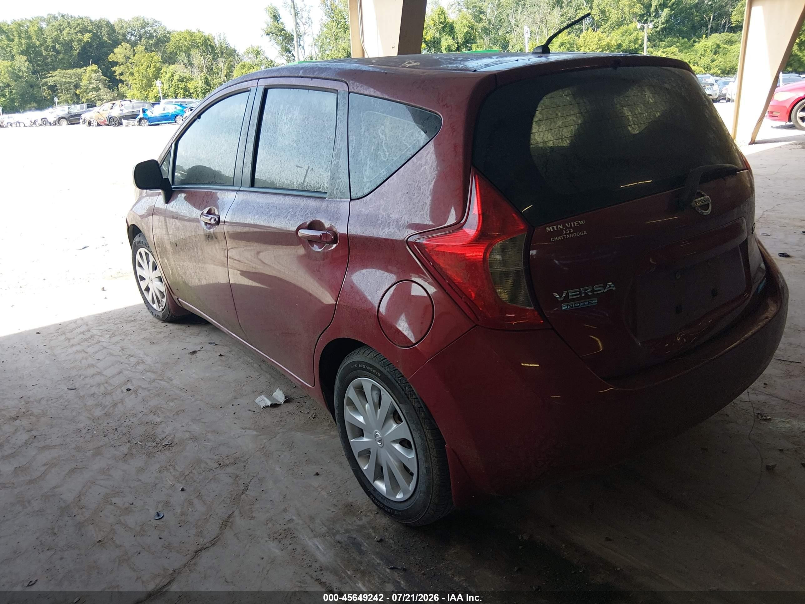 2014 Nissan Versa Note Sv Red vin: 3N1CE2CP7EL389798