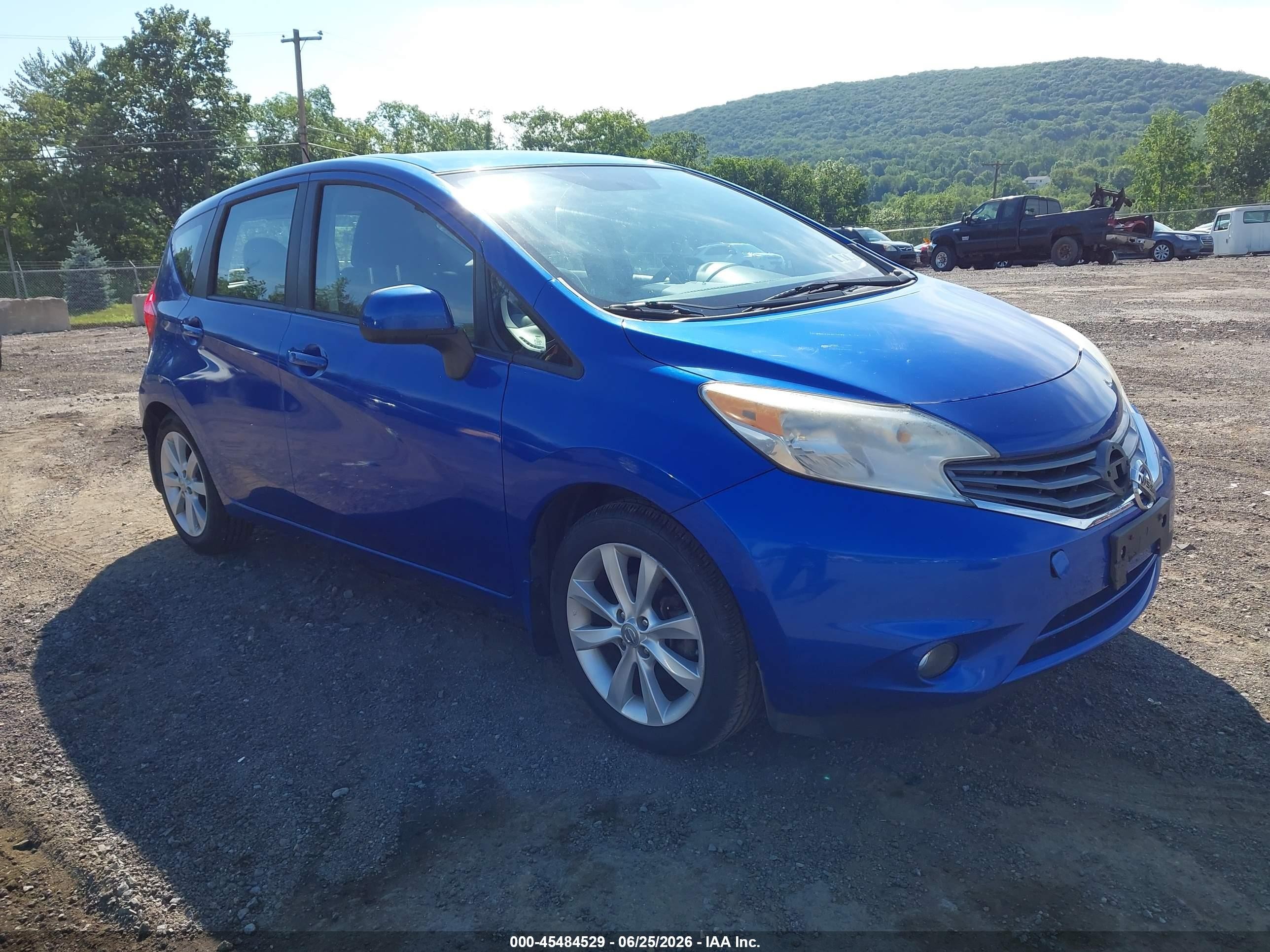2014 Nissan Versa Note S (sr)/s Plus/sv Синий vin: 3N1CE2CP7EL395293