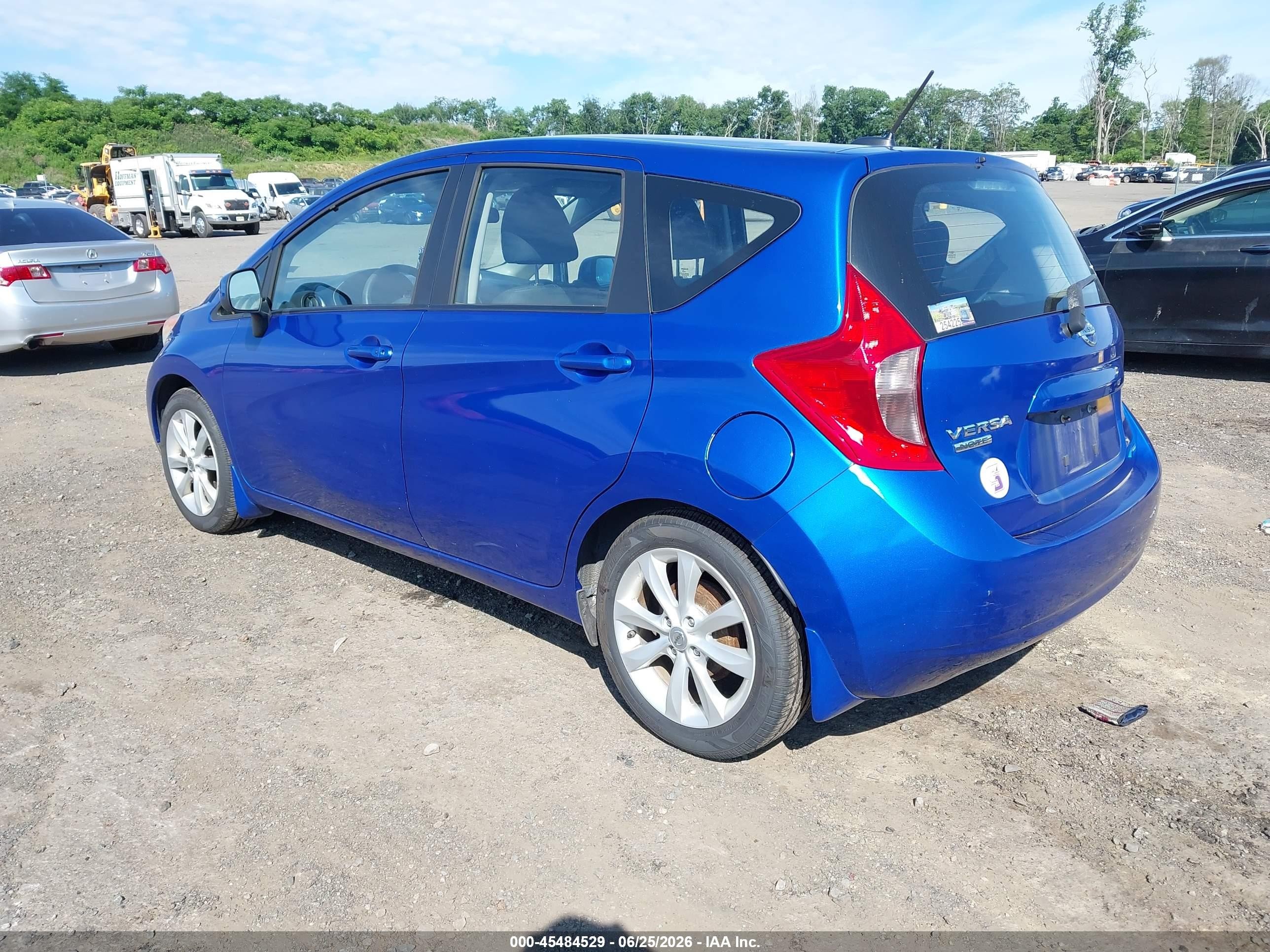 2014 Nissan Versa Note S (sr)/s Plus/sv Синий vin: 3N1CE2CP7EL395293