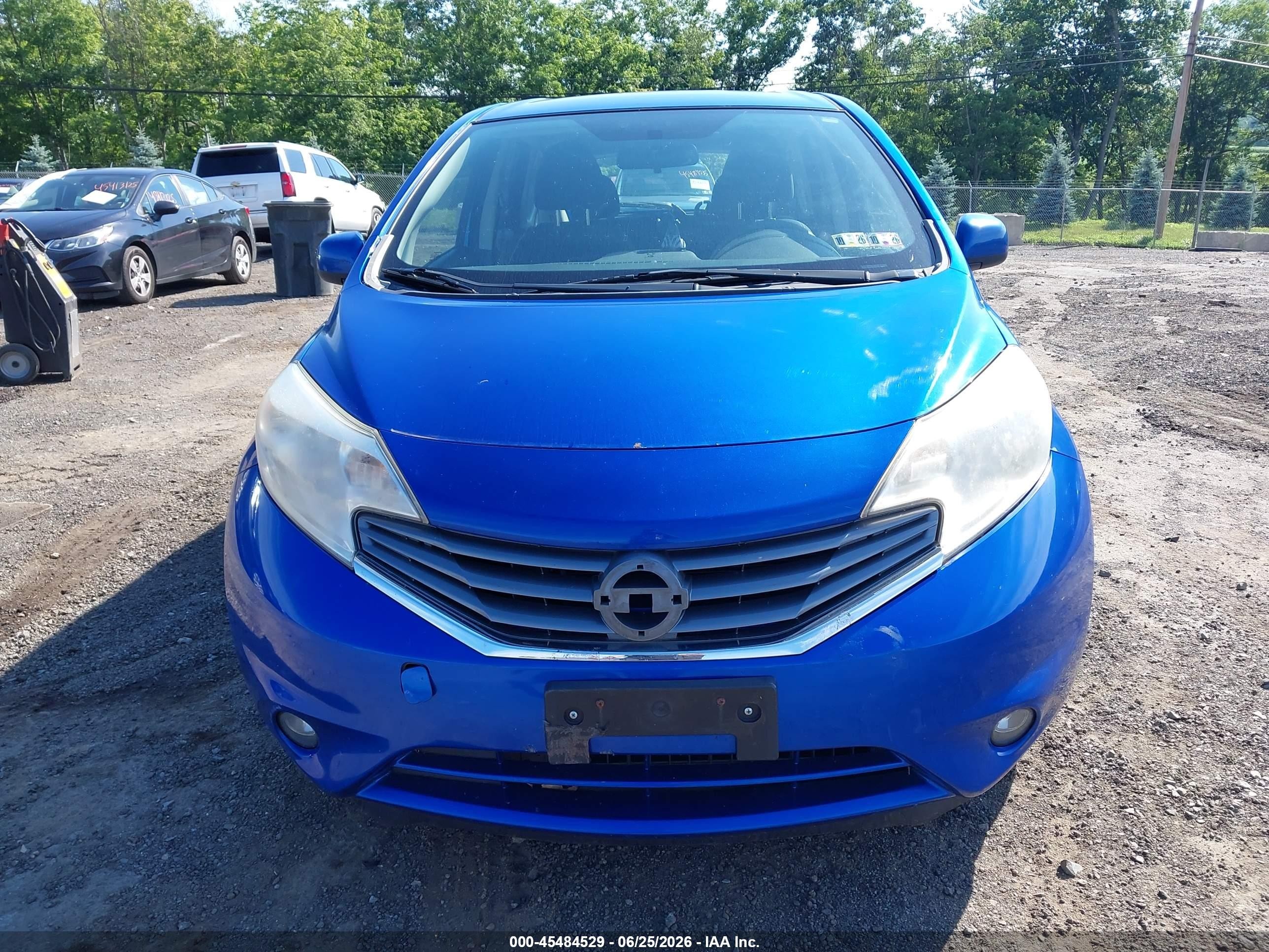 2014 Nissan Versa Note S (sr)/s Plus/sv Синий vin: 3N1CE2CP7EL395293