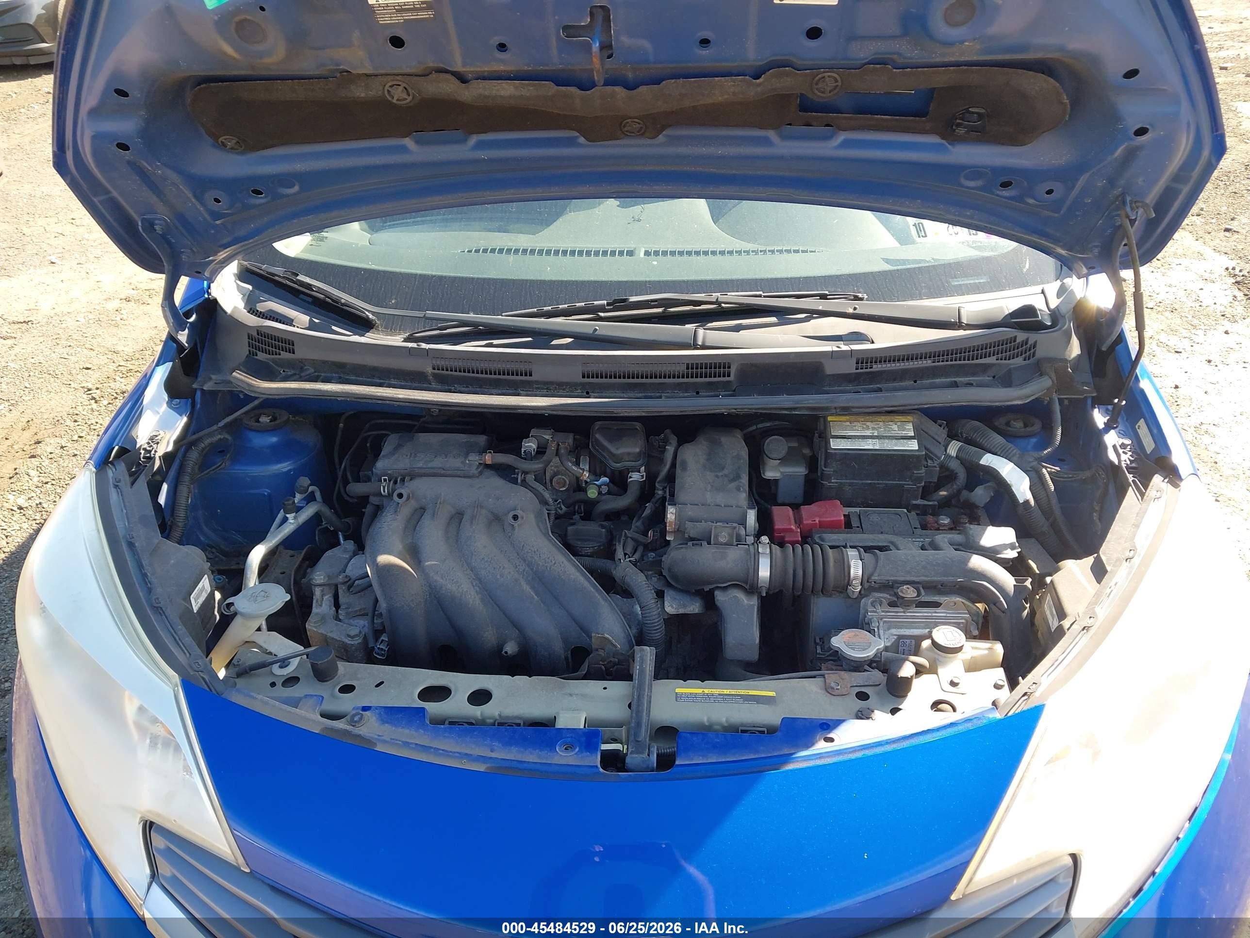 2014 Nissan Versa Note S (sr)/s Plus/sv Синий vin: 3N1CE2CP7EL395293
