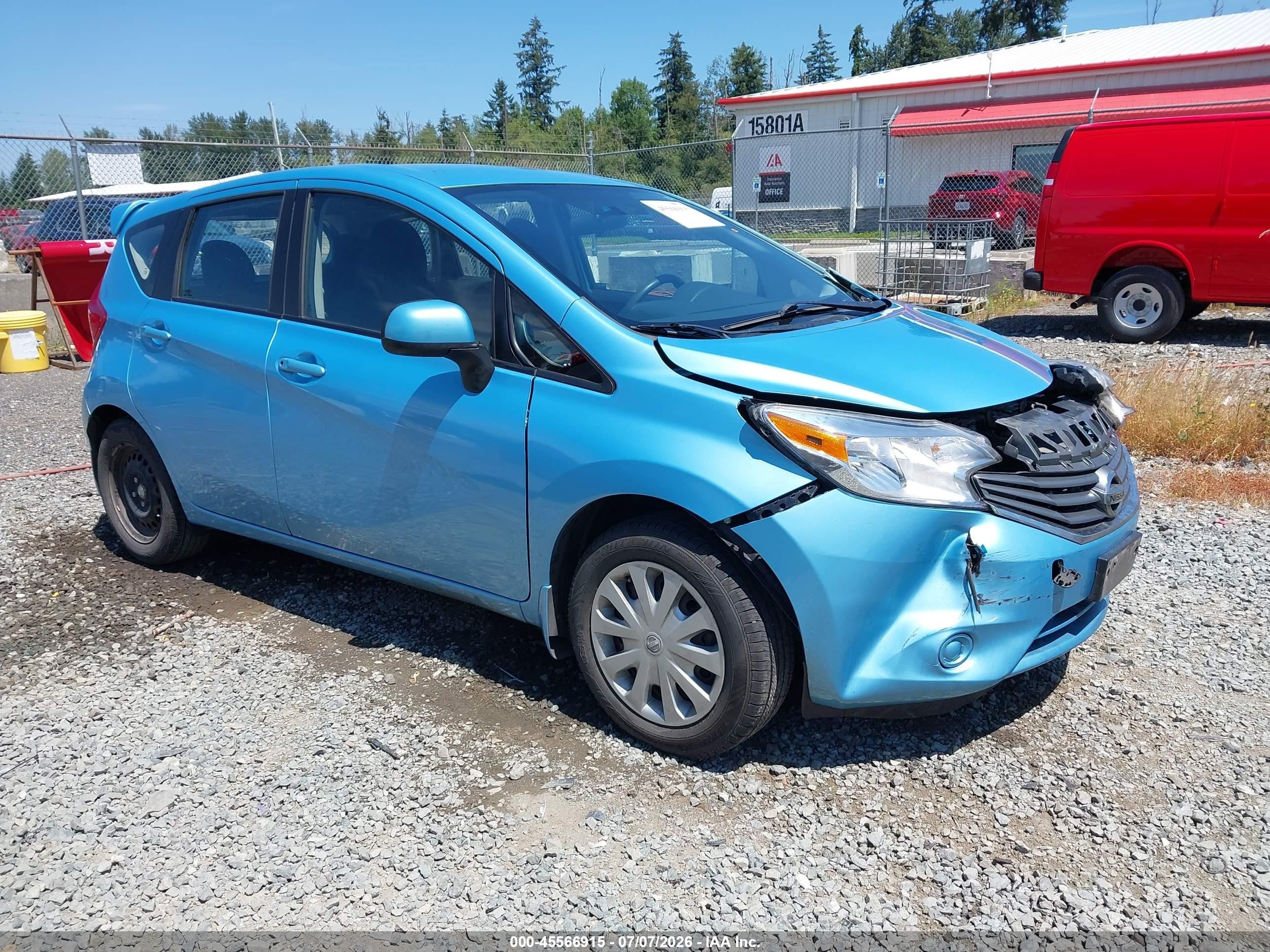 2014 Nissan Versa Note S Plus Light Blue vin: 3N1CE2CP7EL422122