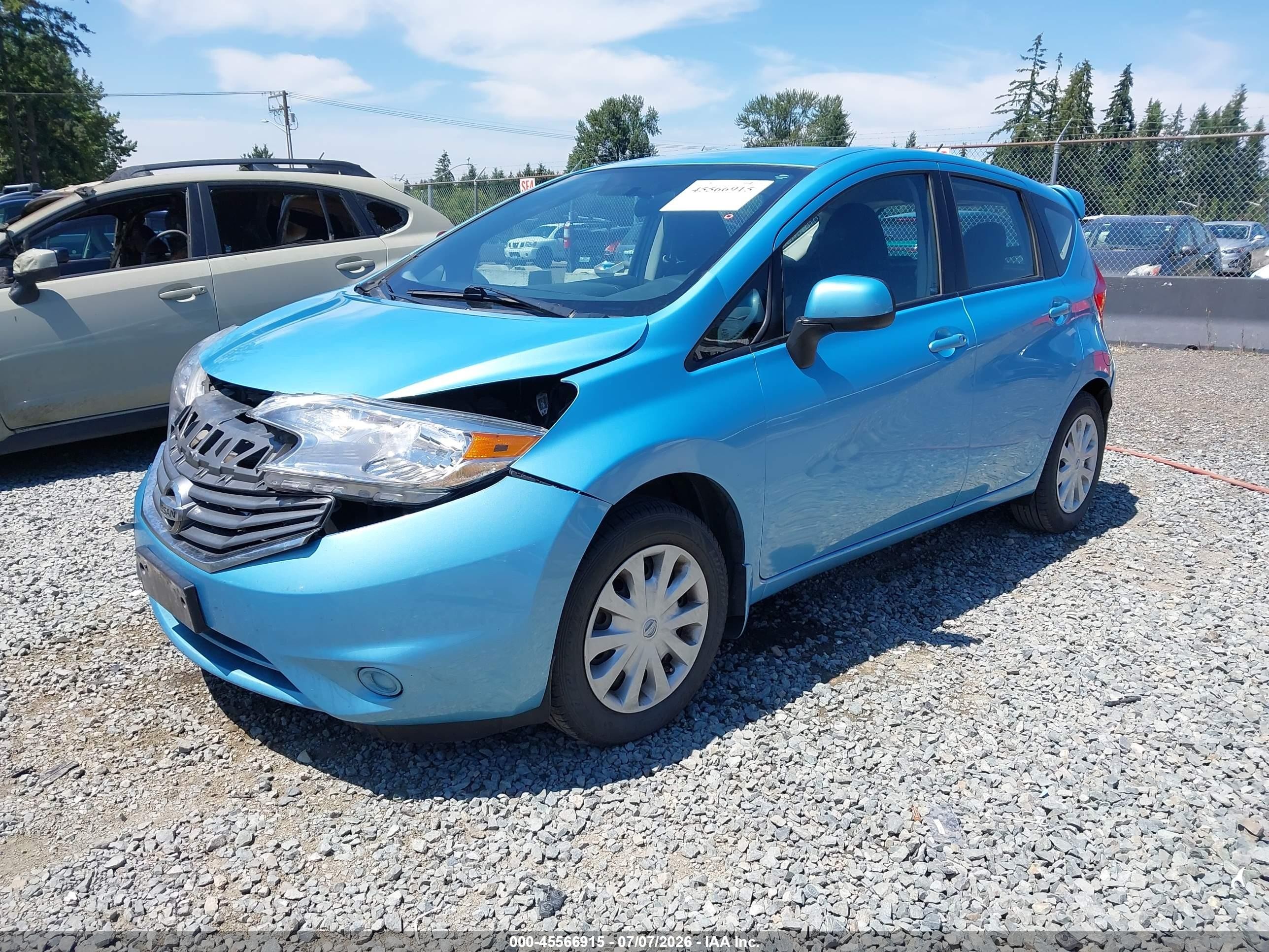 2014 Nissan Versa Note S Plus Light Blue vin: 3N1CE2CP7EL422122