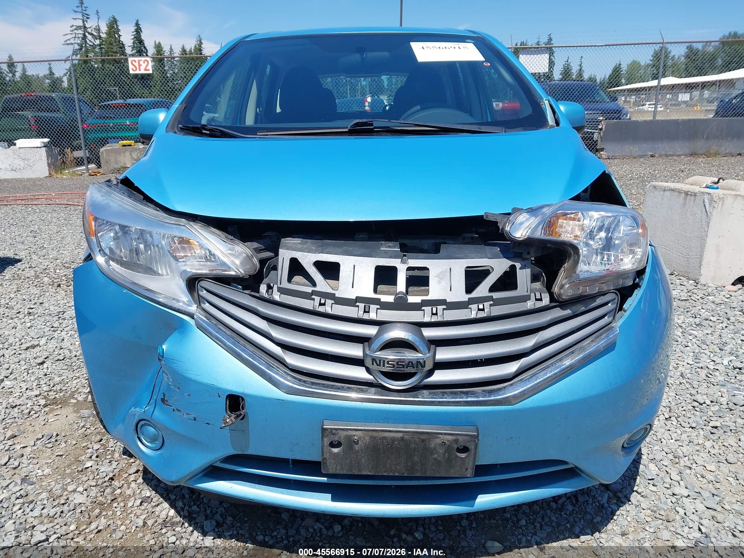 2014 Nissan Versa Note S Plus Light Blue vin: 3N1CE2CP7EL422122