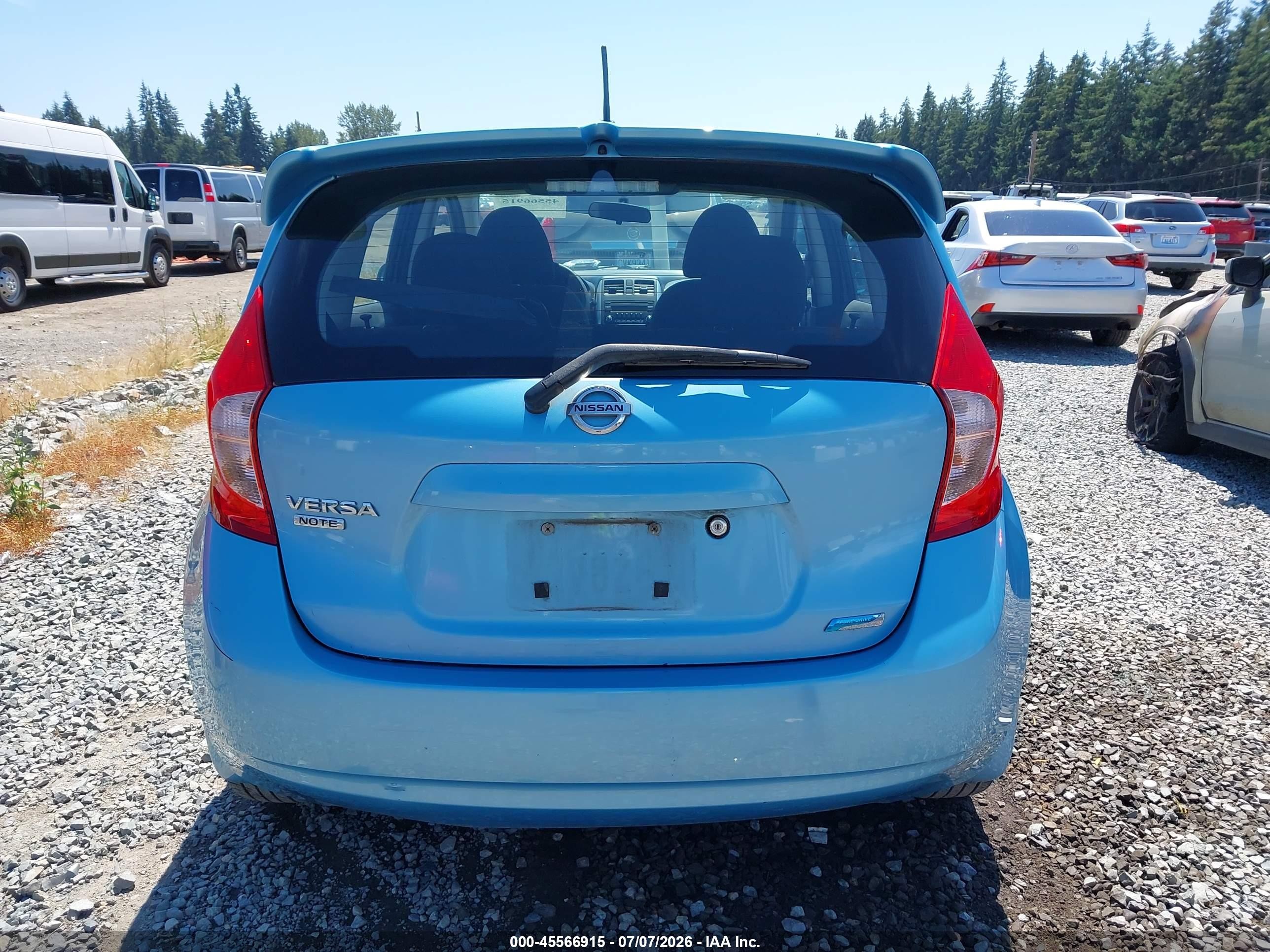 2014 Nissan Versa Note S Plus Light Blue vin: 3N1CE2CP7EL422122