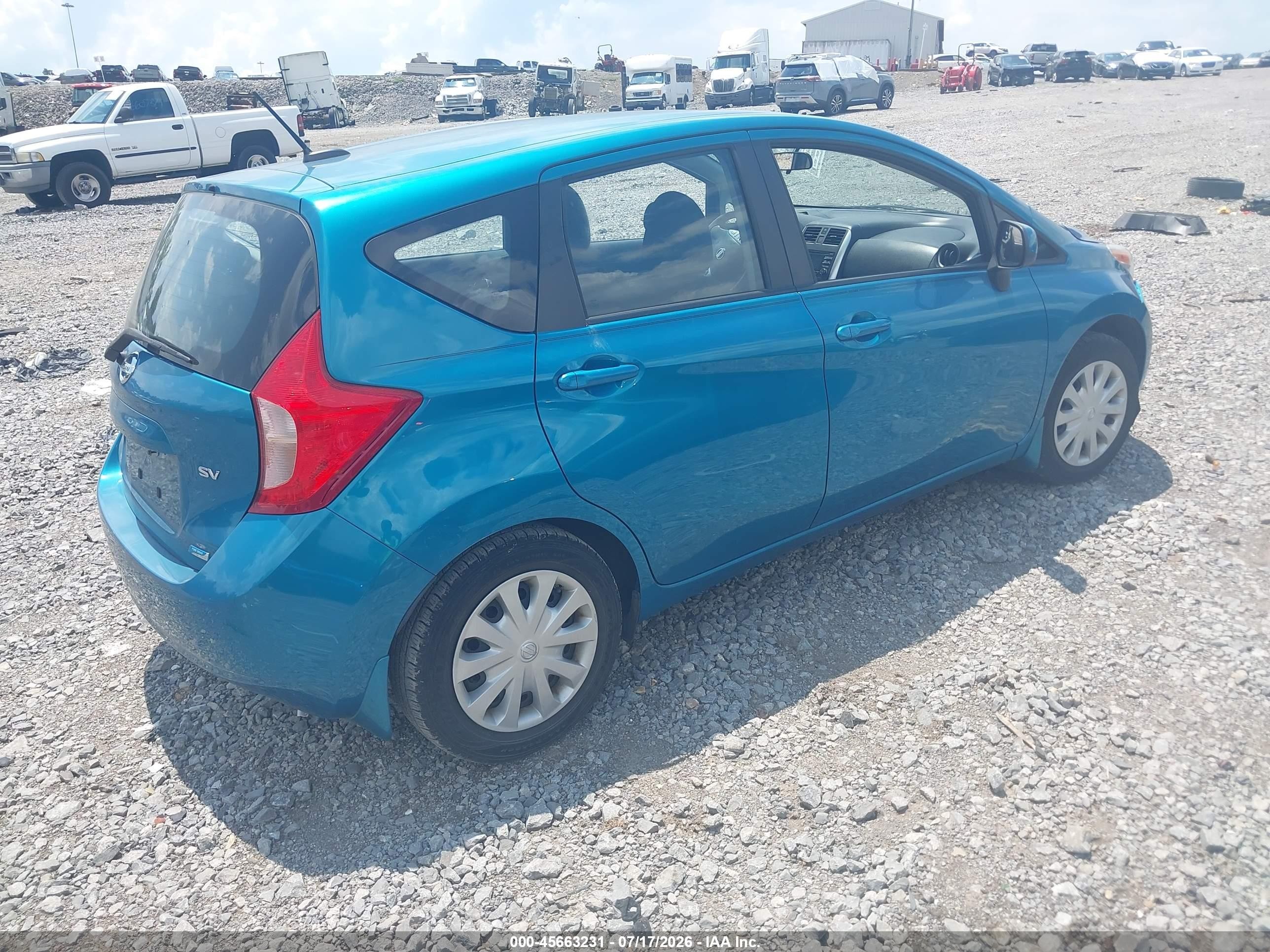 2014 Nissan Versa Note Sv Light Blue vin: 3N1CE2CP7EL426123