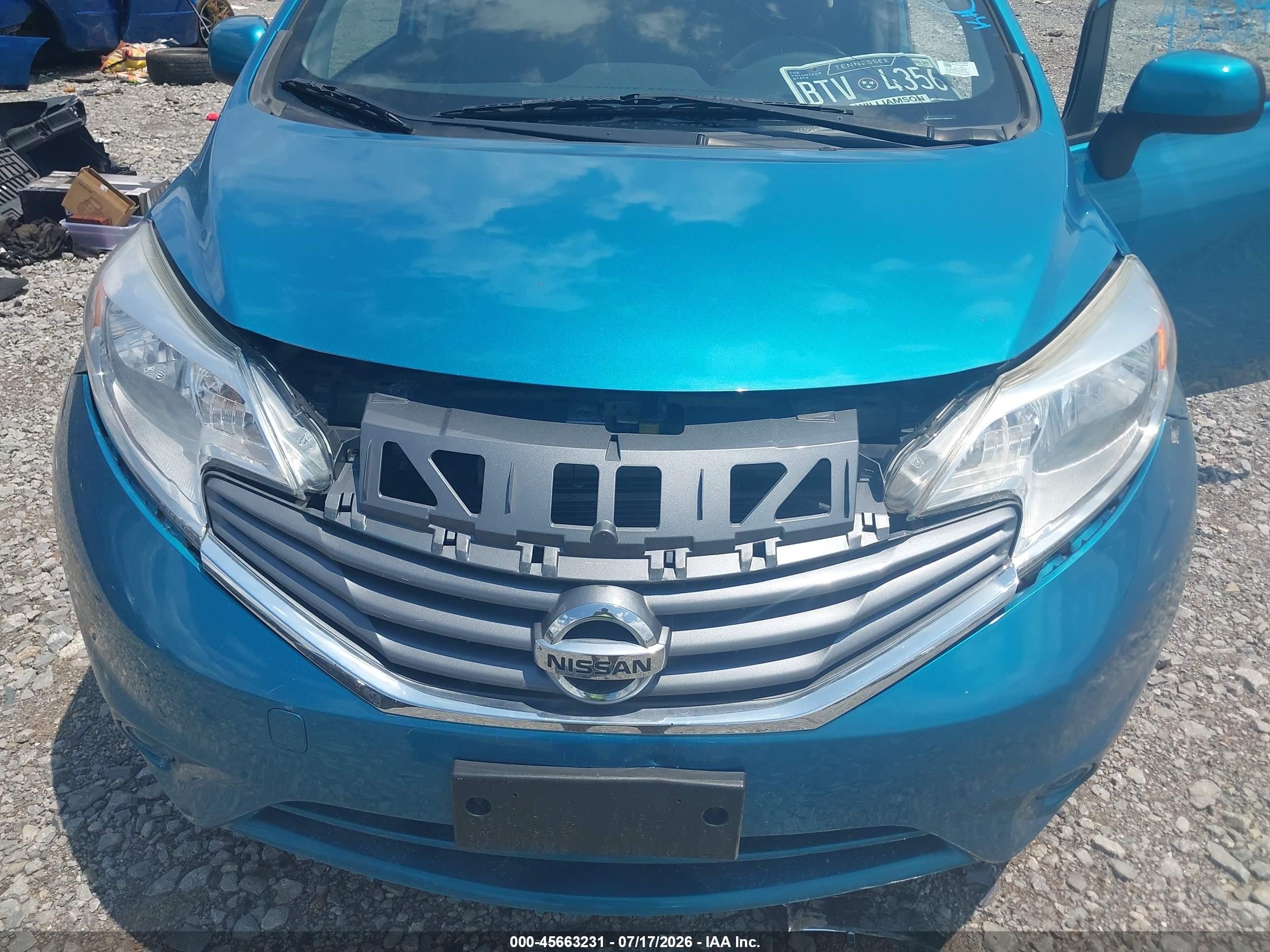 2014 Nissan Versa Note Sv Light Blue vin: 3N1CE2CP7EL426123