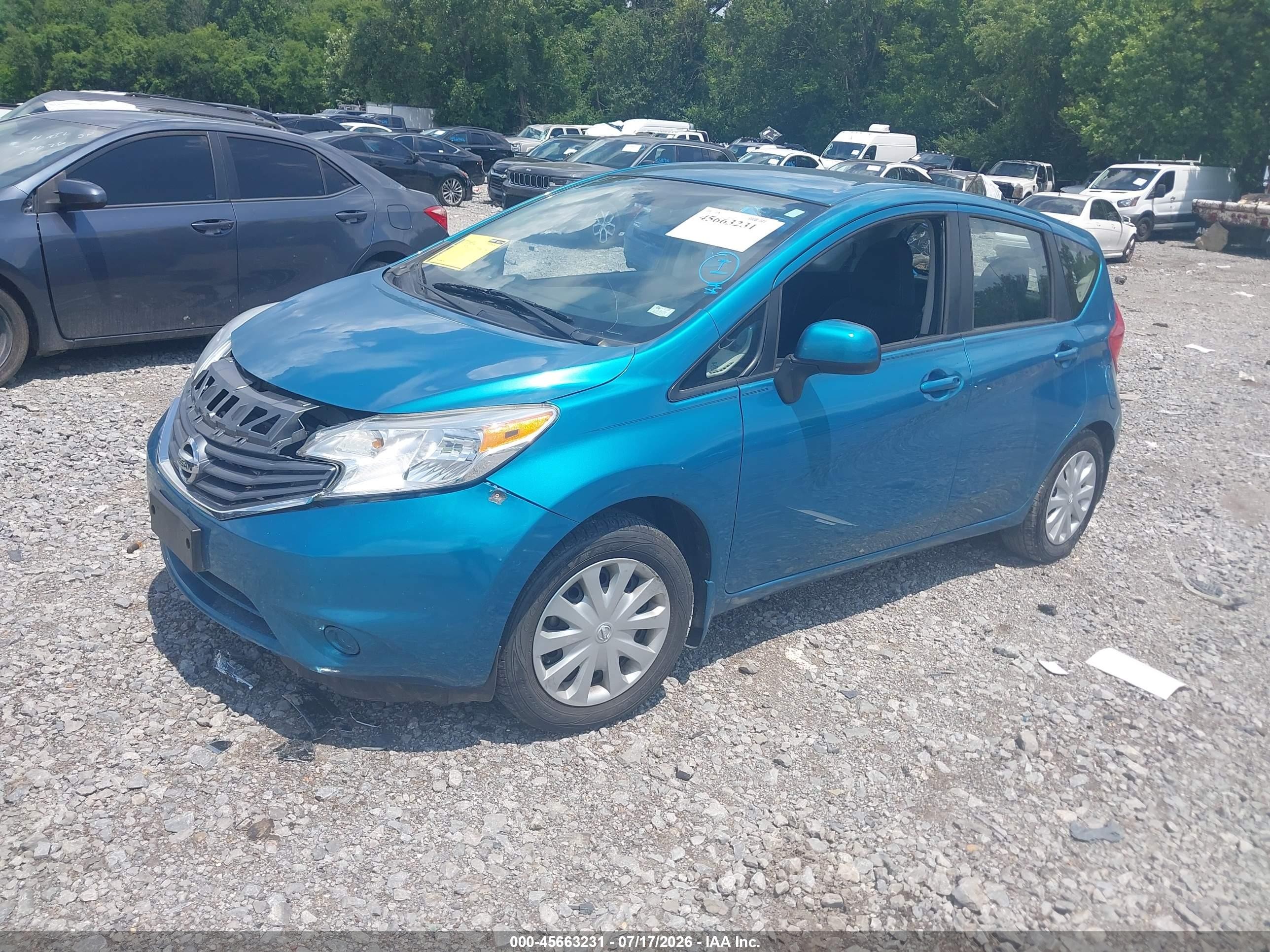 2014 Nissan Versa Note Sv Light Blue vin: 3N1CE2CP7EL426123