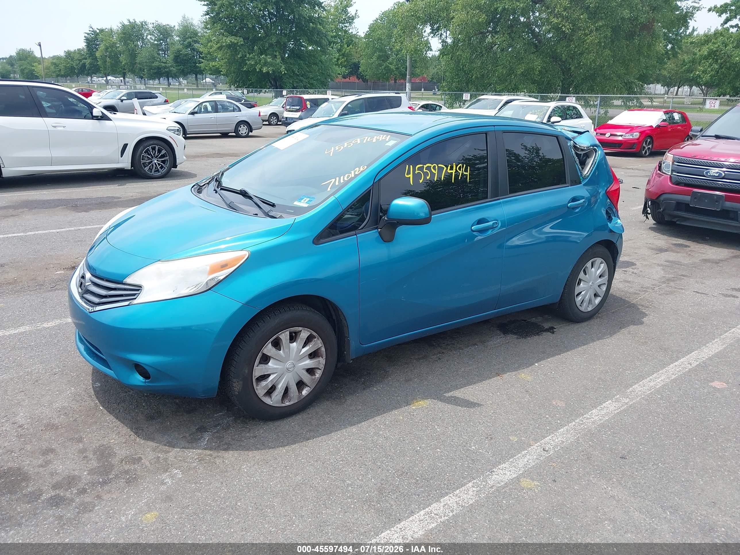 2014 Nissan Versa Note Sv Blue vin: 3N1CE2CP7EL426137