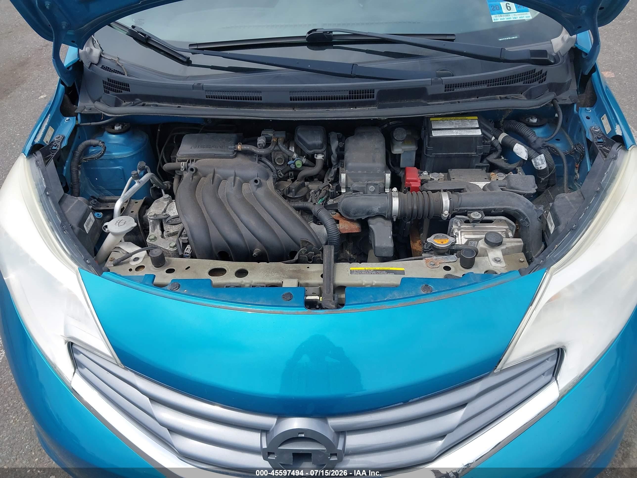 2014 Nissan Versa Note Sv Blue vin: 3N1CE2CP7EL426137