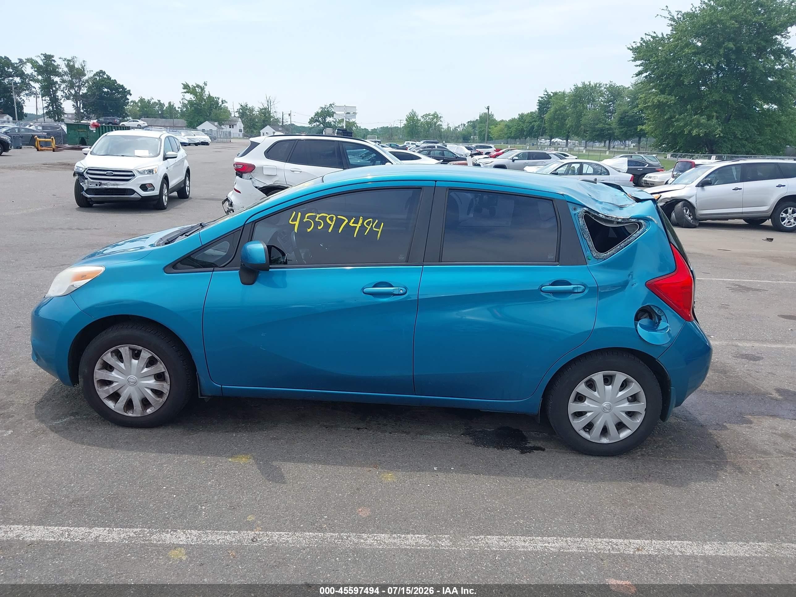 2014 Nissan Versa Note Sv Blue vin: 3N1CE2CP7EL426137