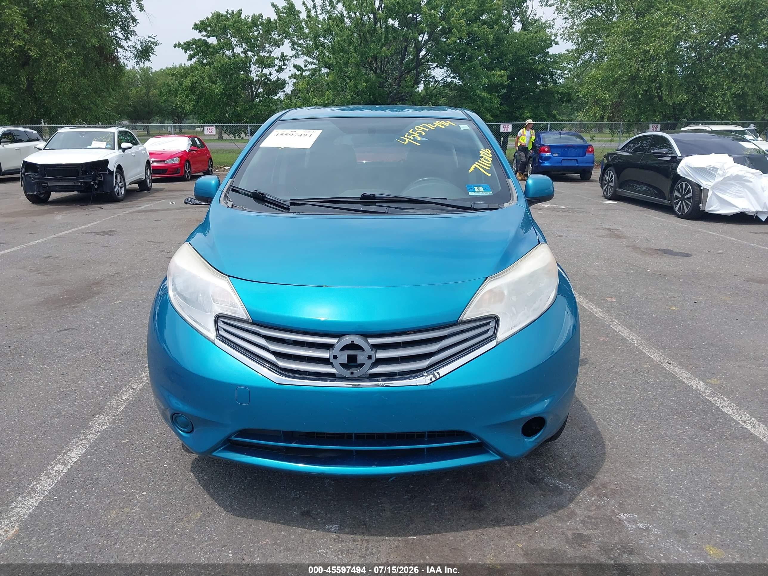 2014 Nissan Versa Note Sv Blue vin: 3N1CE2CP7EL426137