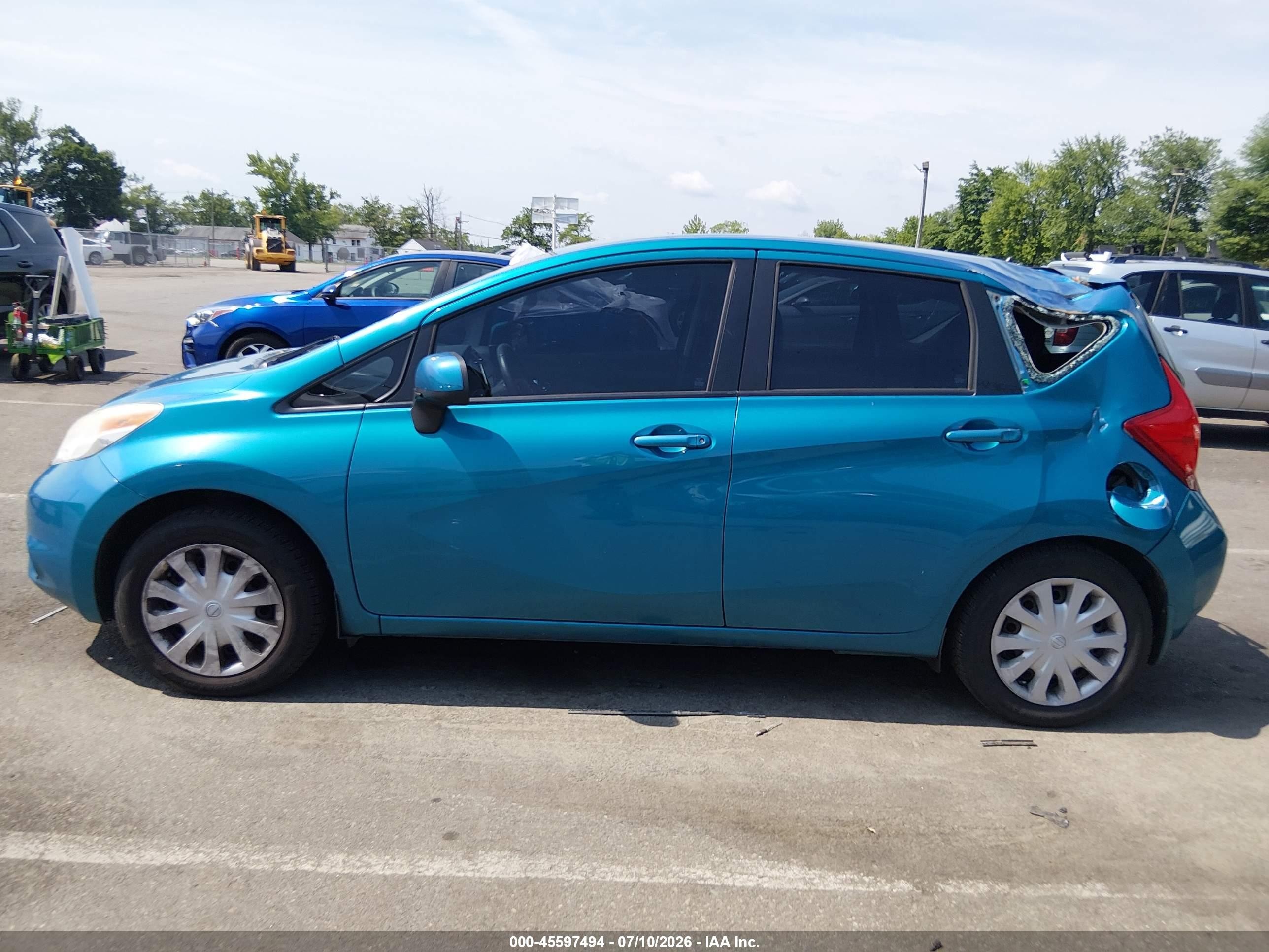 2014 Nissan Versa Note Sv Blue vin: 3N1CE2CP7EL426137