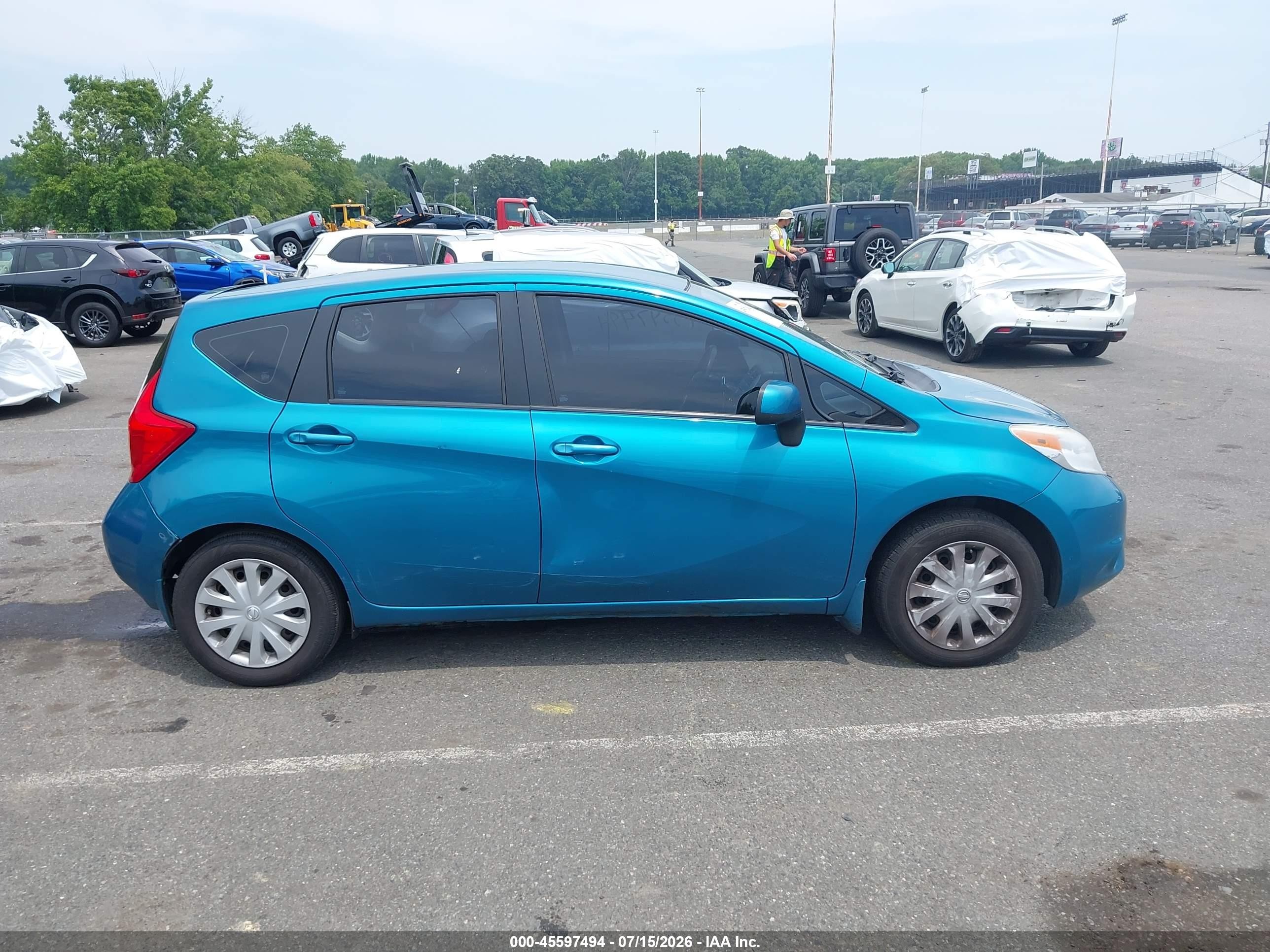 2014 Nissan Versa Note Sv Blue vin: 3N1CE2CP7EL426137