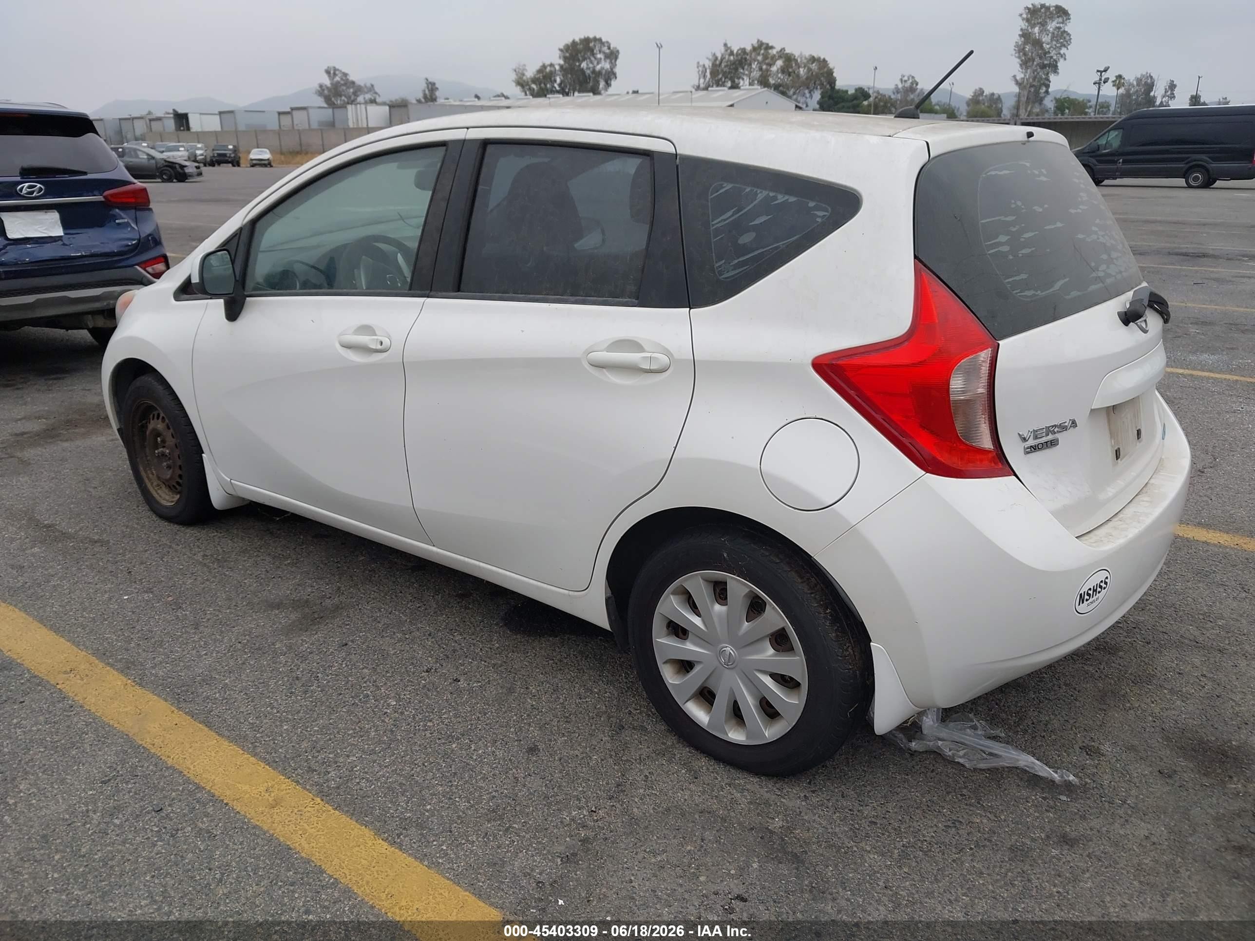 2014 Nissan Versa Note S Plus White vin: 3N1CE2CP7EL431709