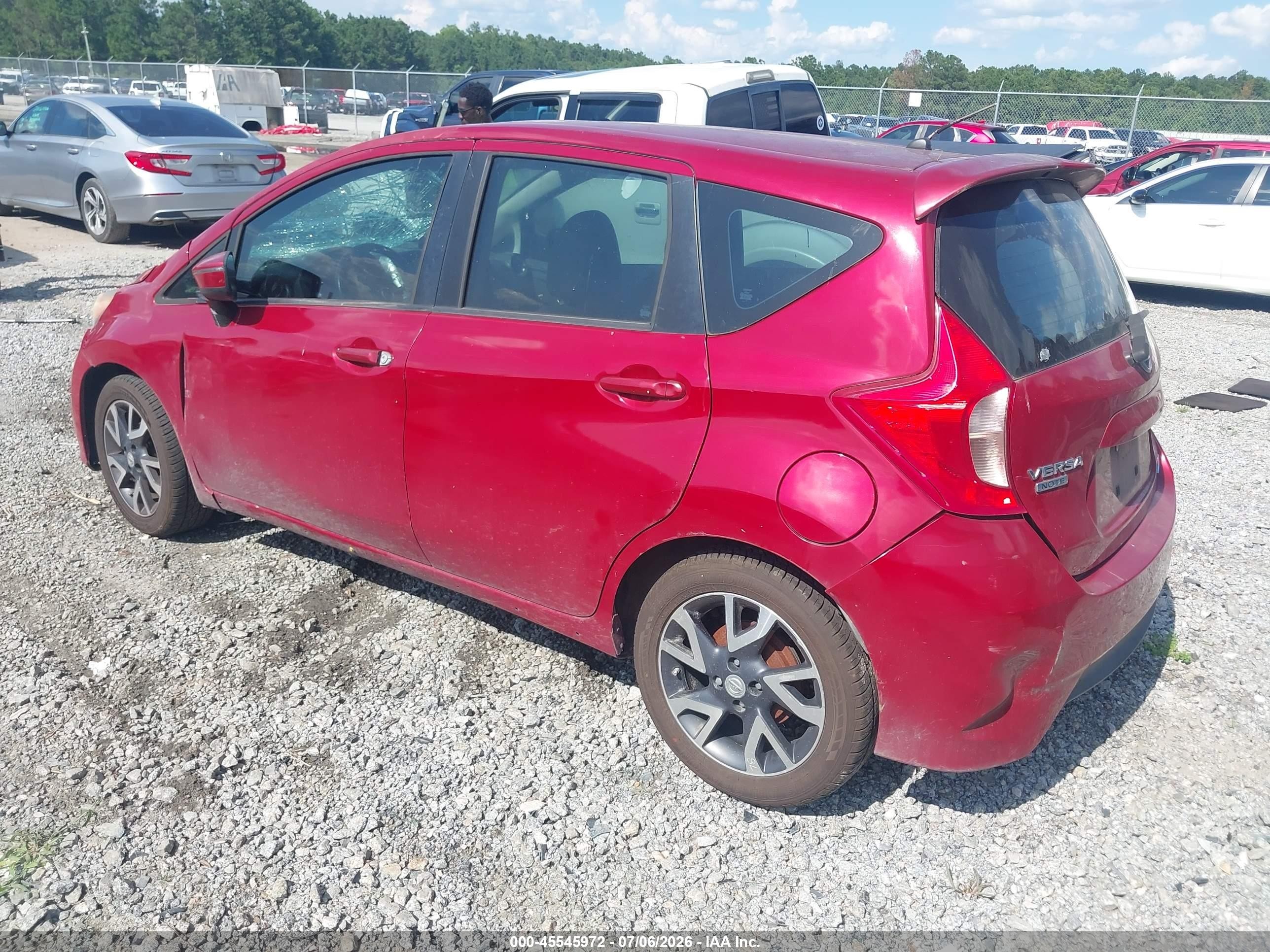 2015 Nissan Versa Note Sr Красный vin: 3N1CE2CP7FL356172