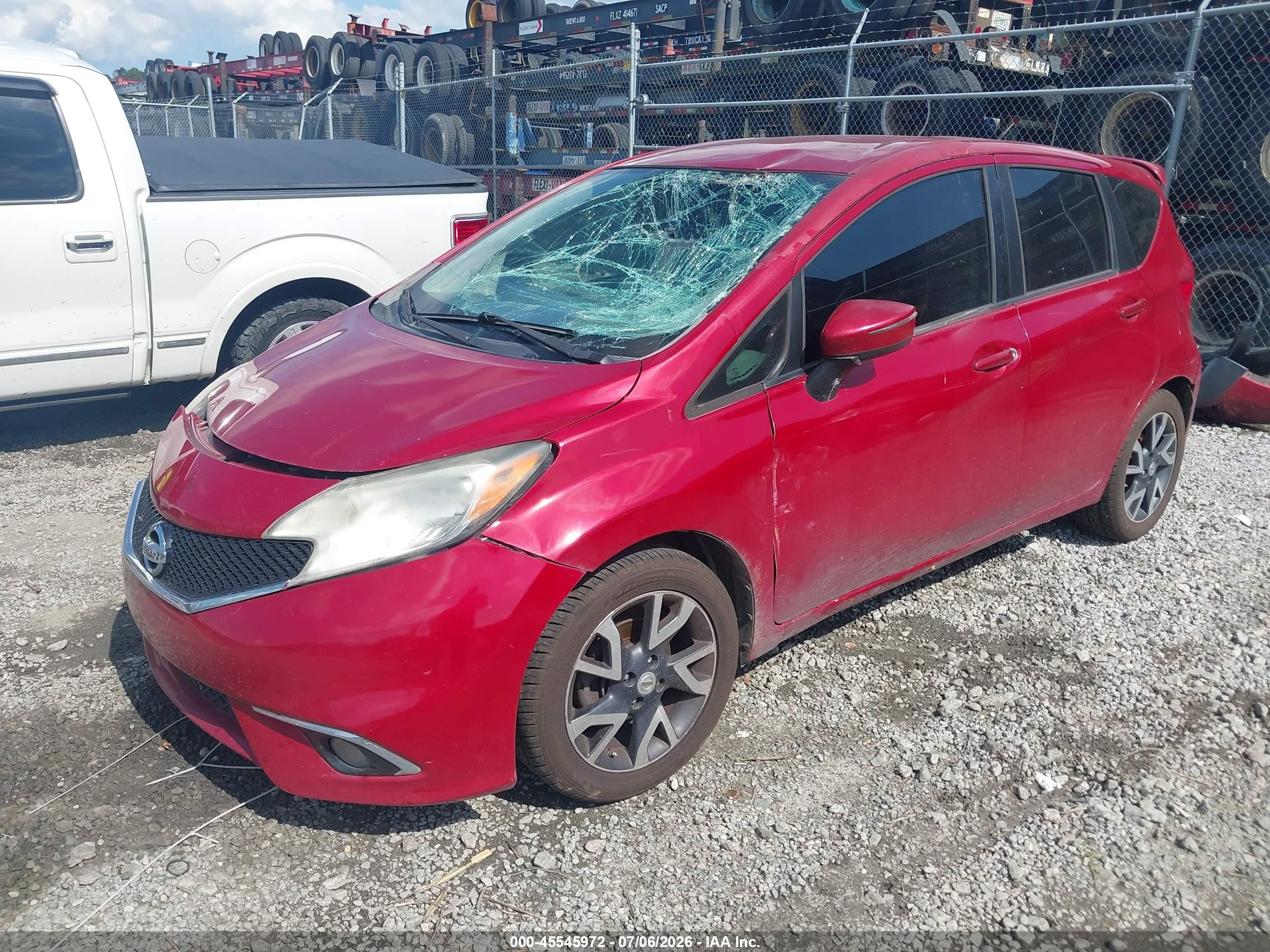 2015 Nissan Versa Note Sr Красный vin: 3N1CE2CP7FL356172