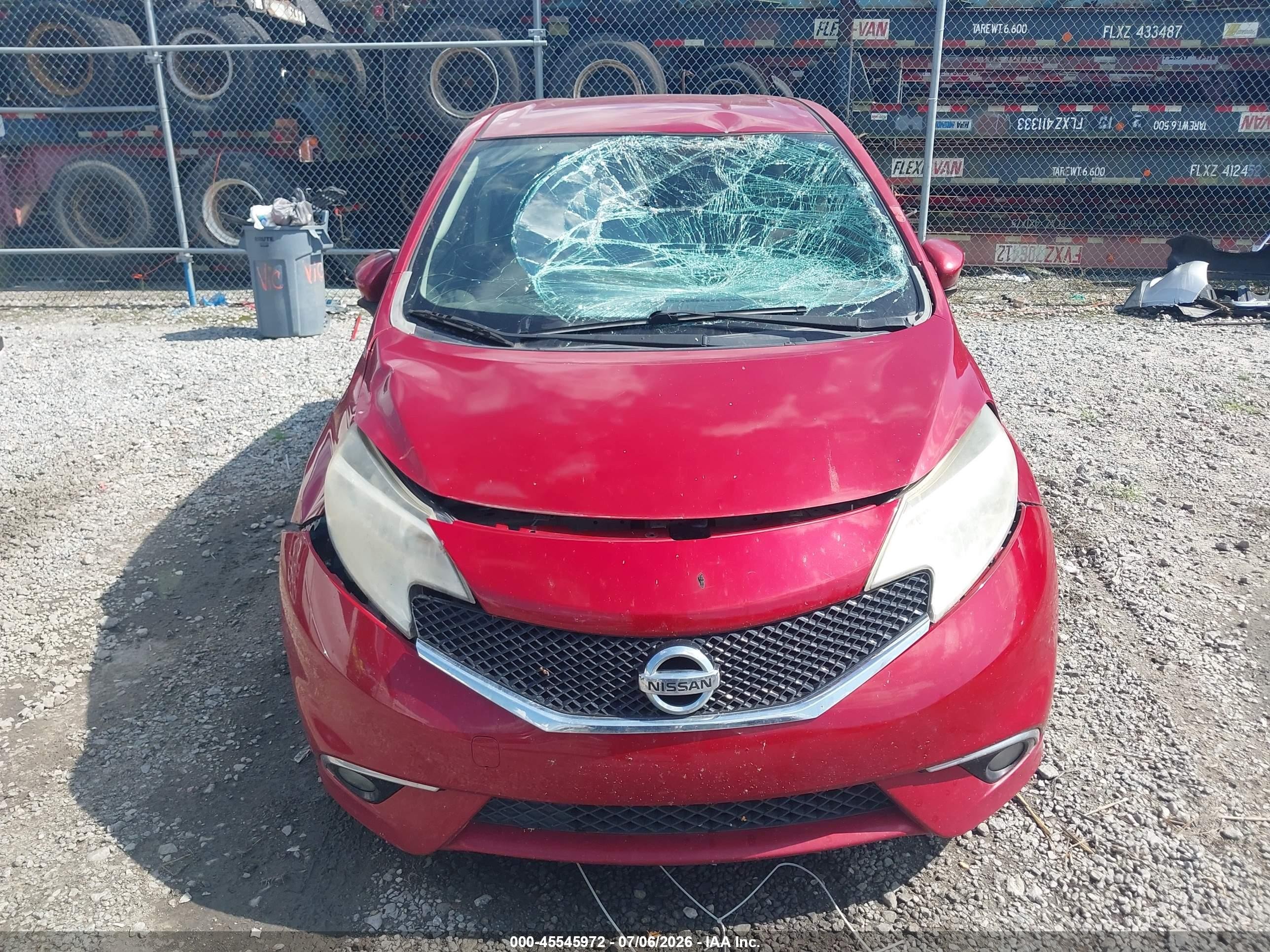 2015 Nissan Versa Note Sr Красный vin: 3N1CE2CP7FL356172