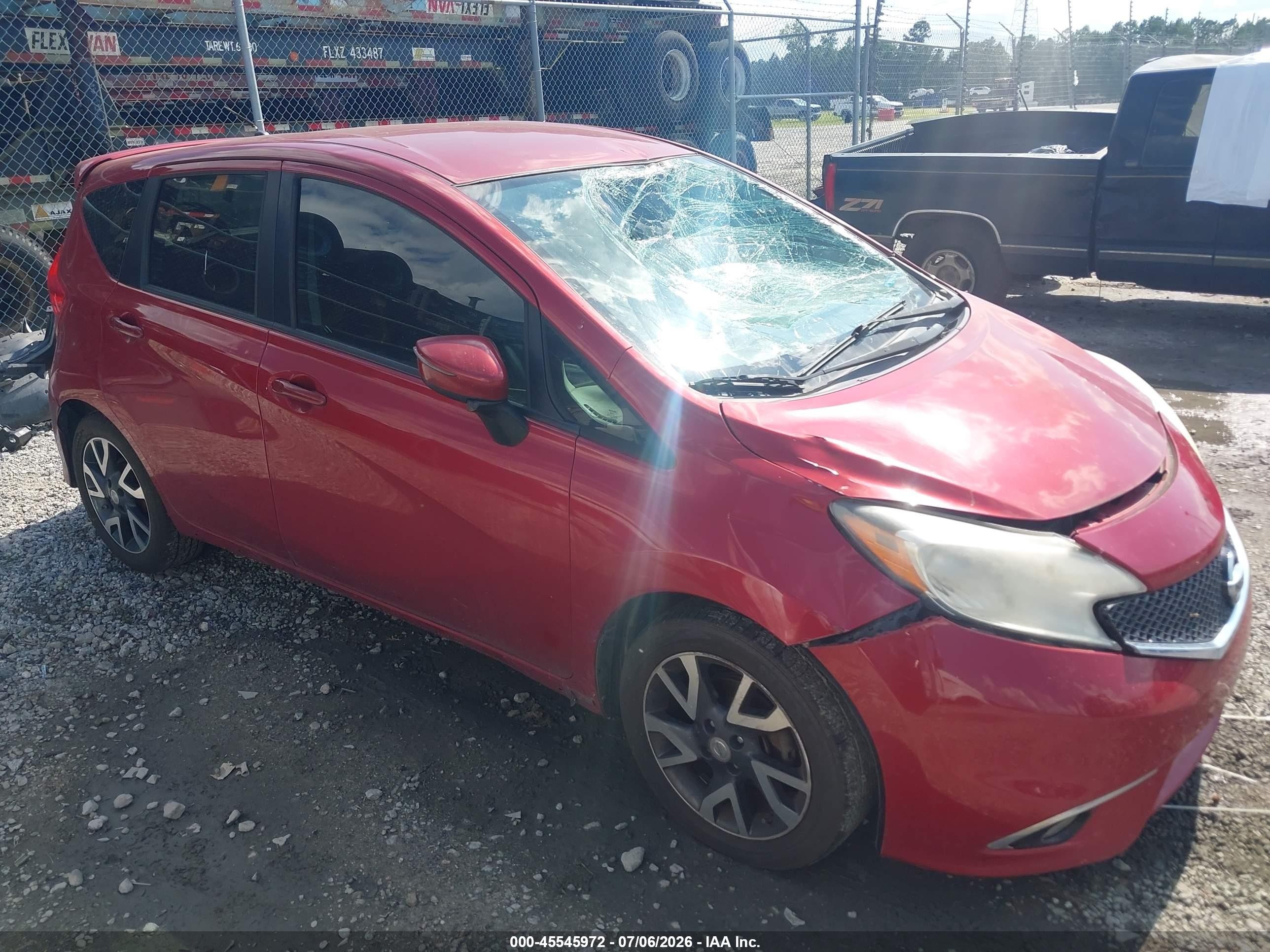 2015 Nissan Versa Note Sr Красный vin: 3N1CE2CP7FL356172