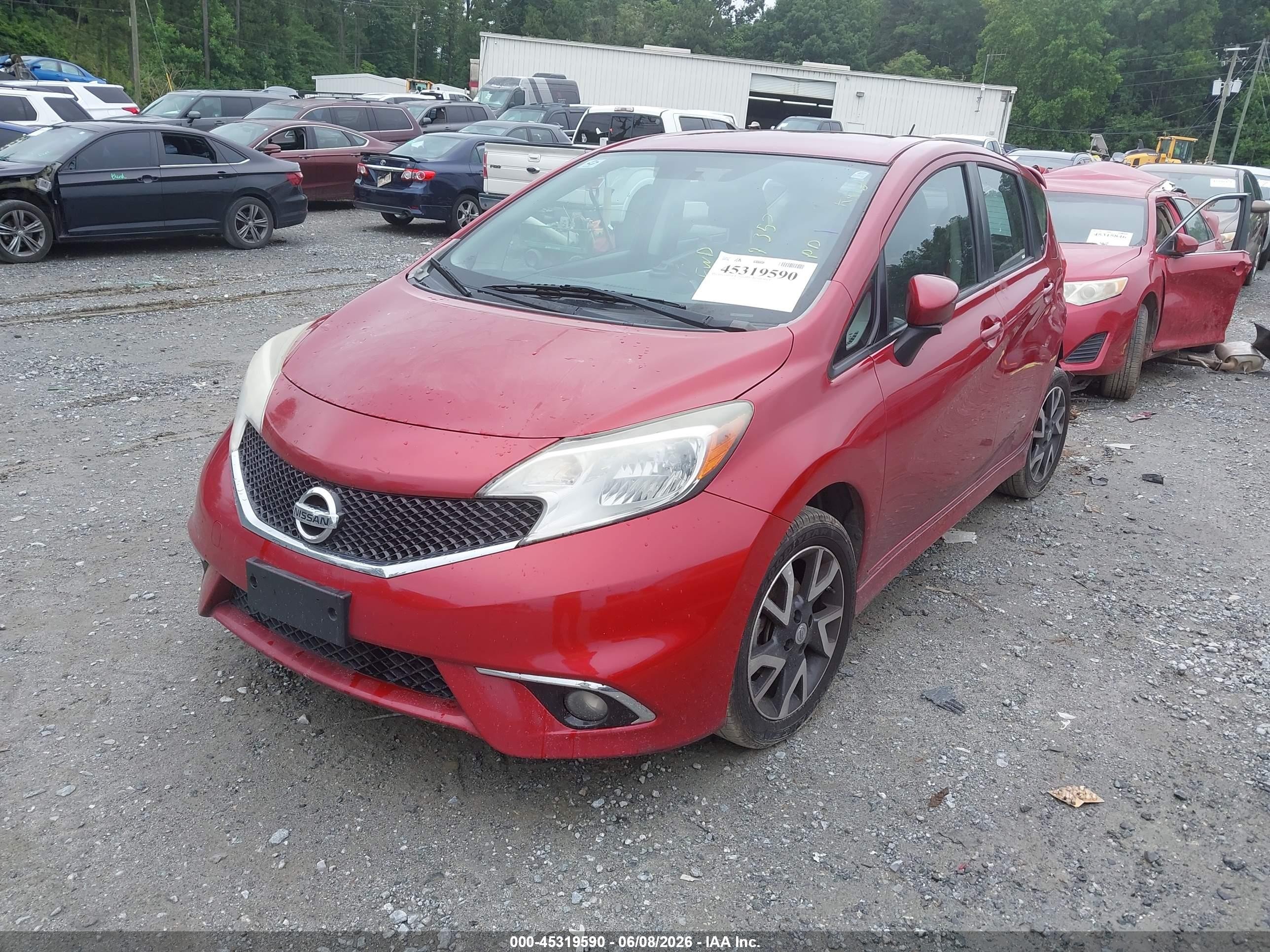 2015 Nissan Versa Note Sr Red vin: 3N1CE2CP7FL369357