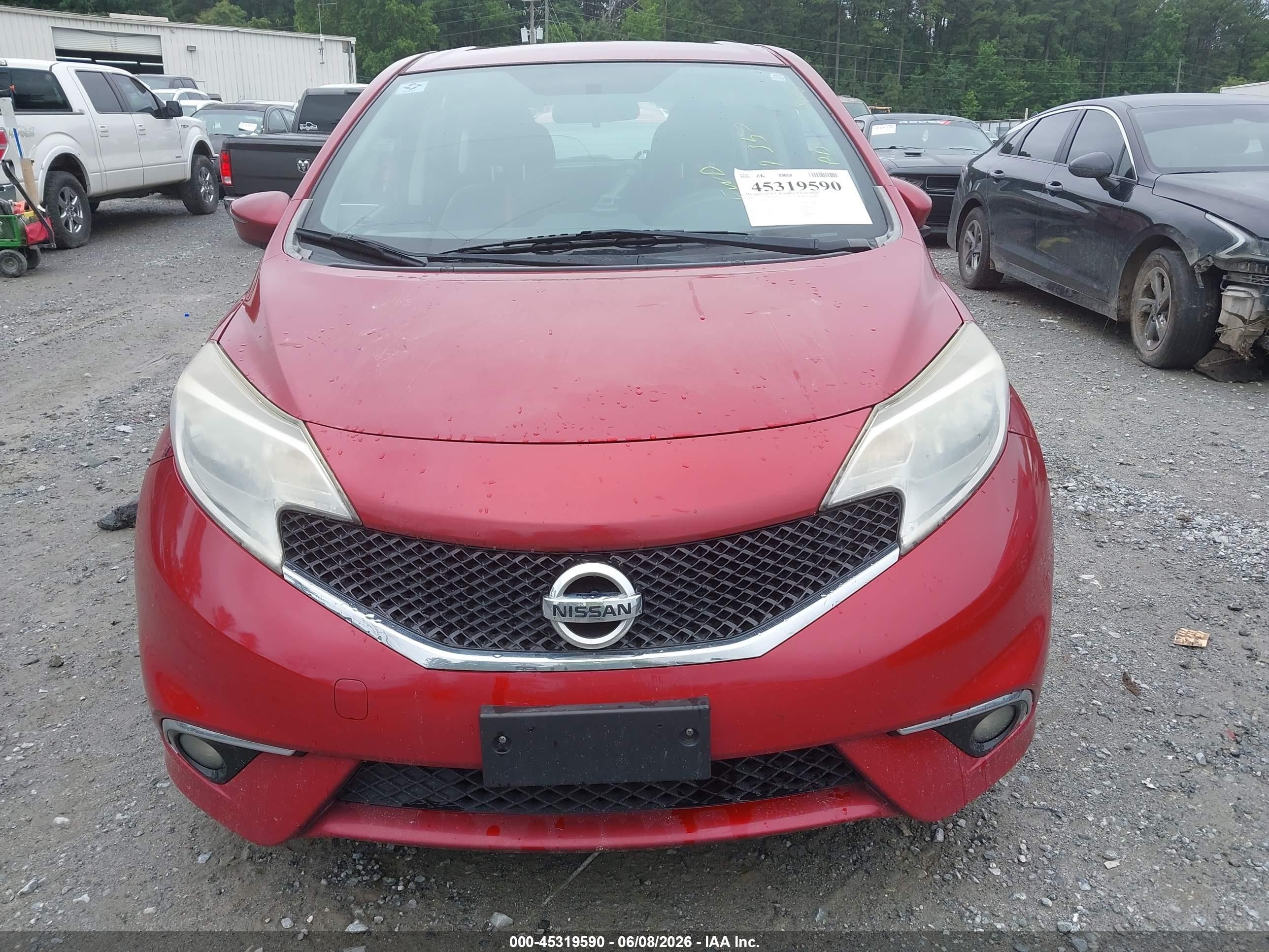 2015 Nissan Versa Note Sr Red vin: 3N1CE2CP7FL369357