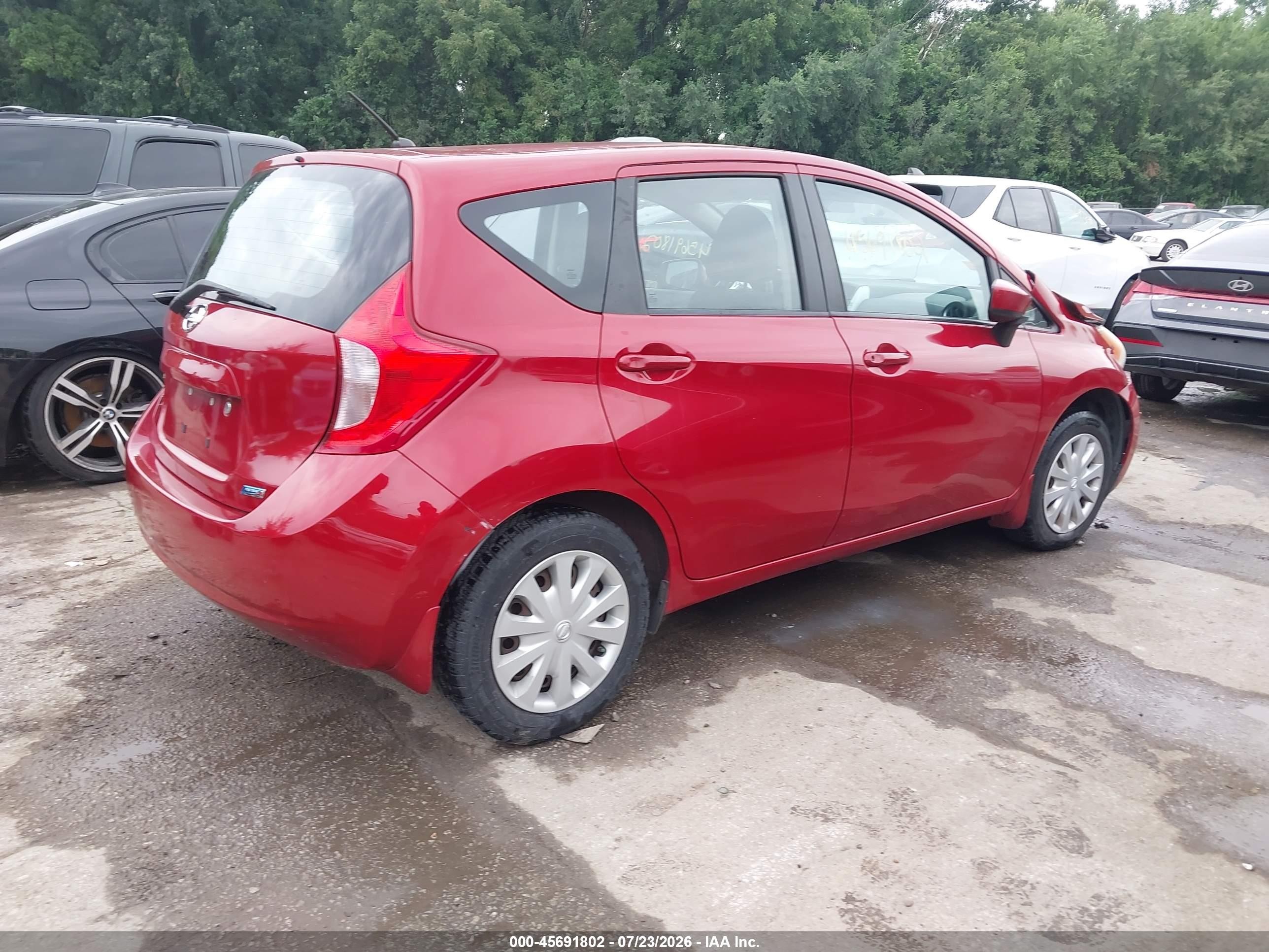 2015 Nissan Versa Note S Plus Red vin: 3N1CE2CP7FL410392