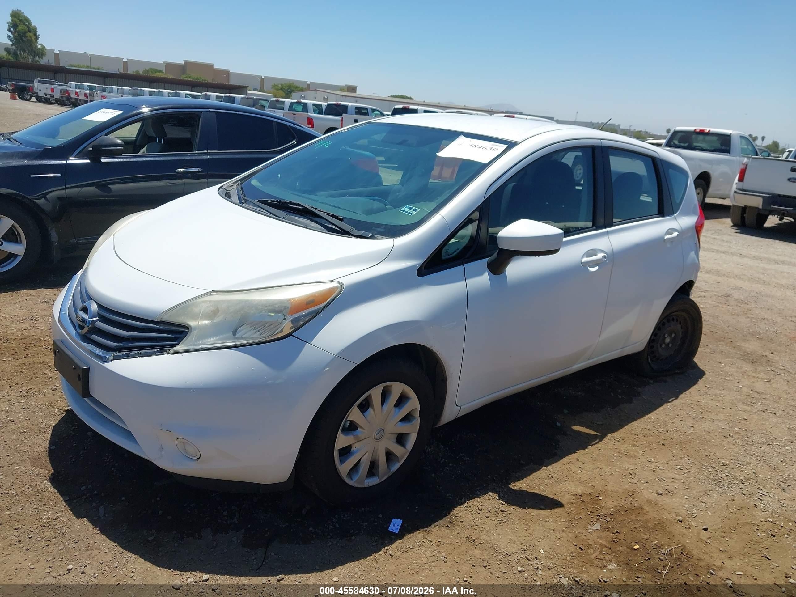 2015 Nissan Versa Note S (sr)/s Plus/sl/sr/sv White vin: 3N1CE2CP7FL420761