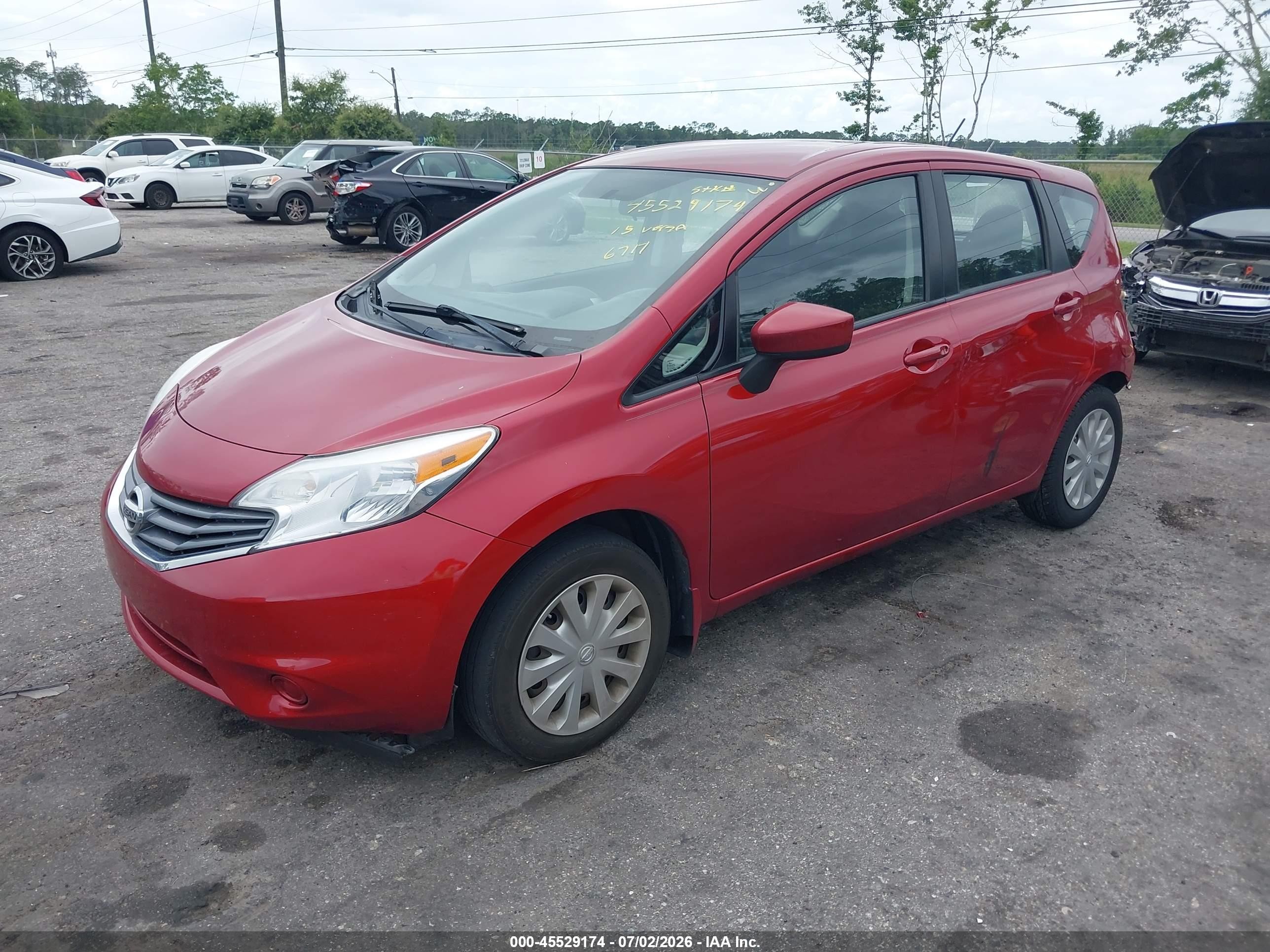 2015 Nissan Versa Note S Plus Red vin: 3N1CE2CP7FL436717
