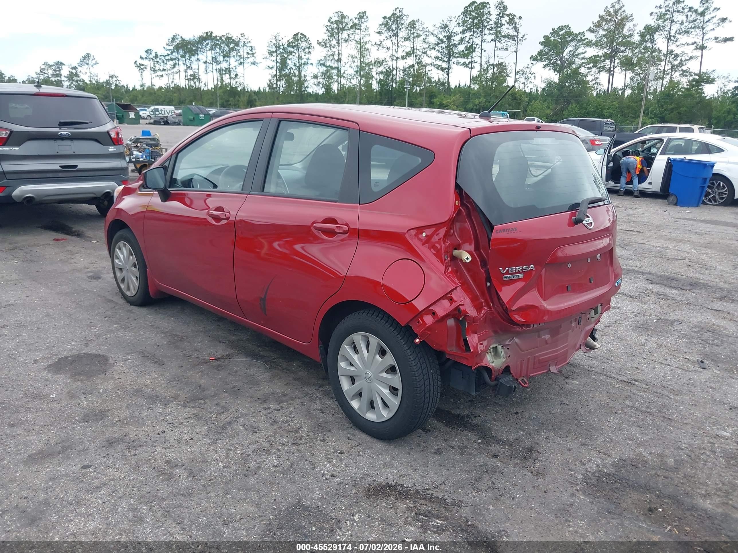 2015 Nissan Versa Note S Plus Red vin: 3N1CE2CP7FL436717