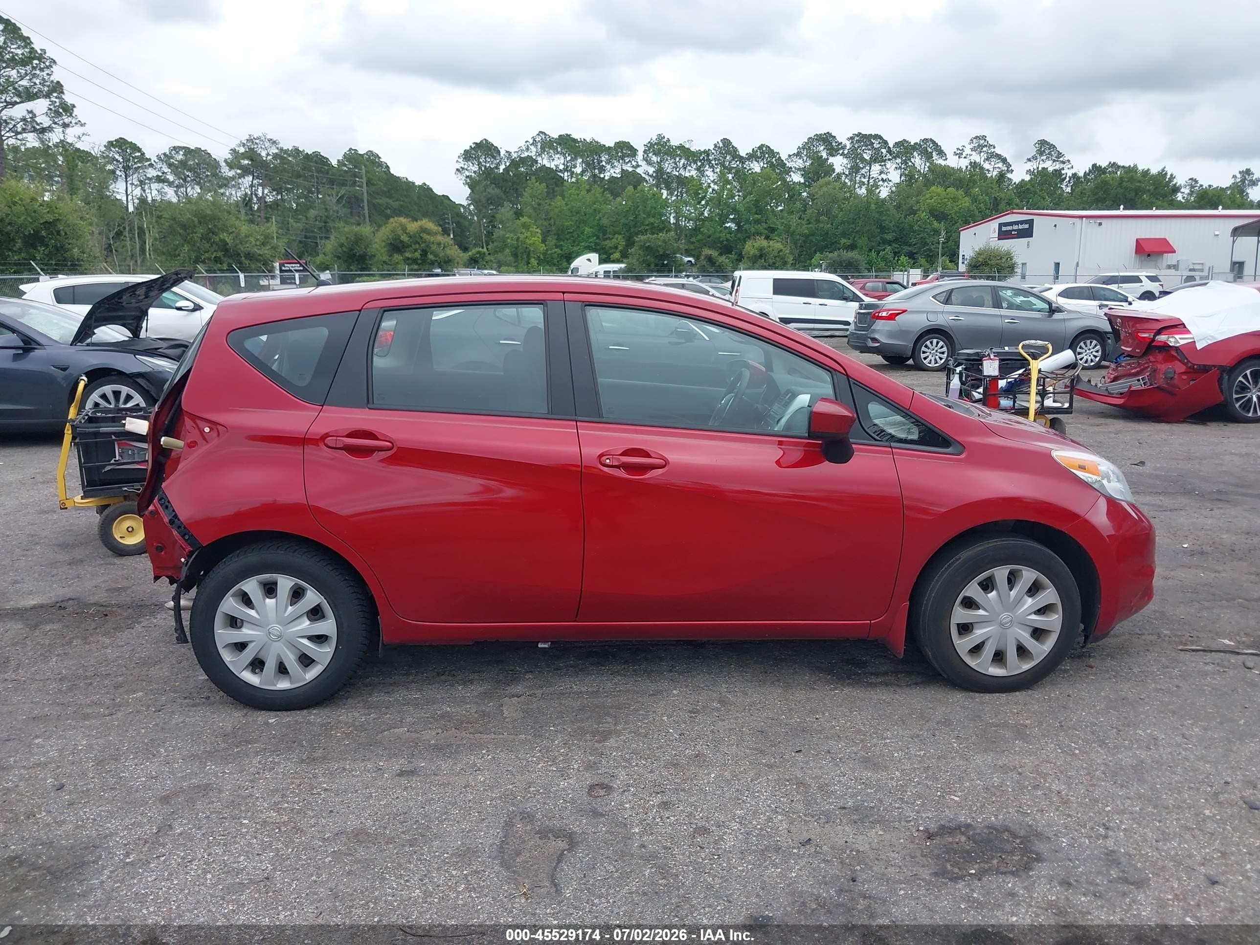 2015 Nissan Versa Note S Plus Red vin: 3N1CE2CP7FL436717