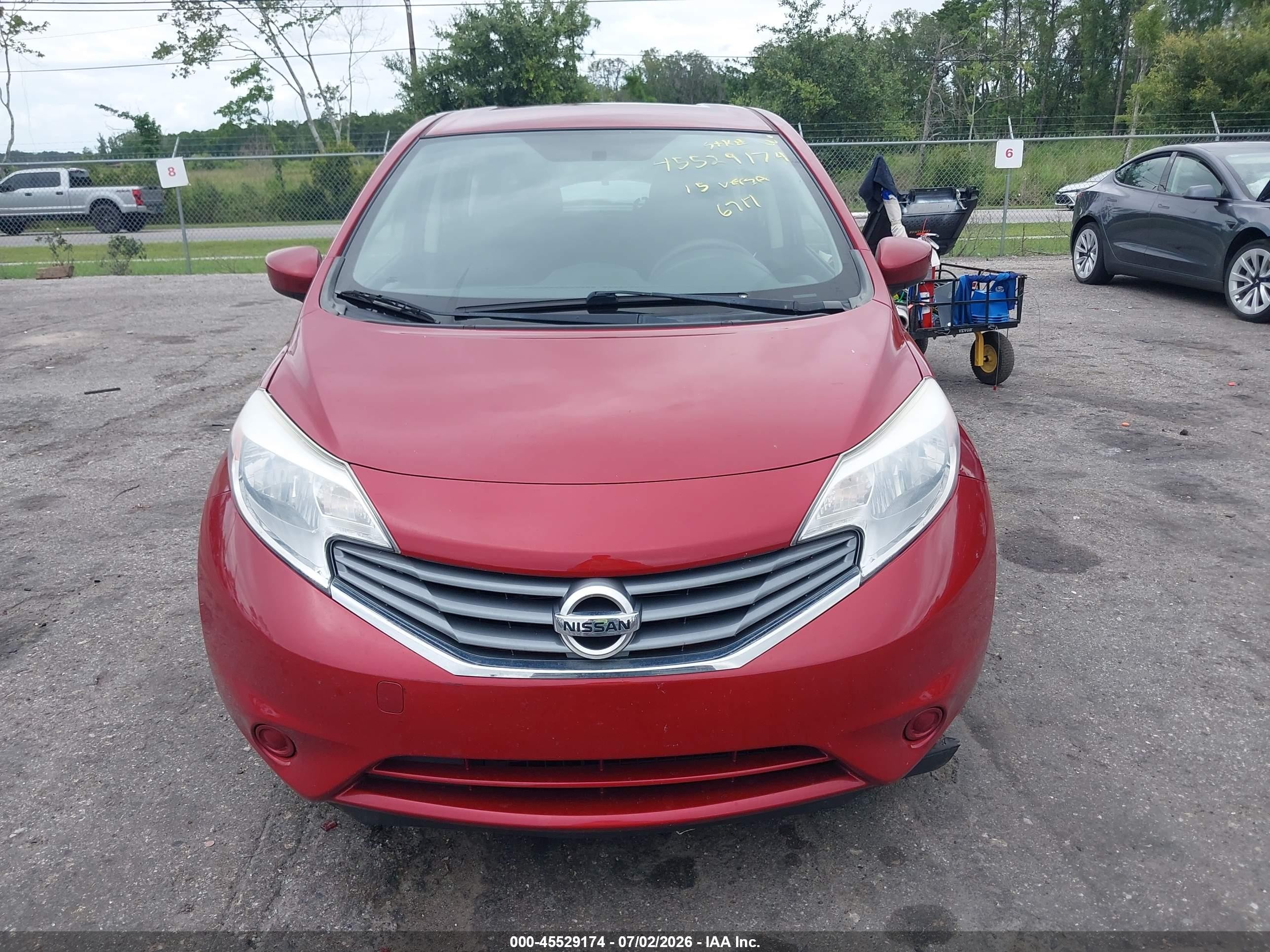 2015 Nissan Versa Note S Plus Red vin: 3N1CE2CP7FL436717