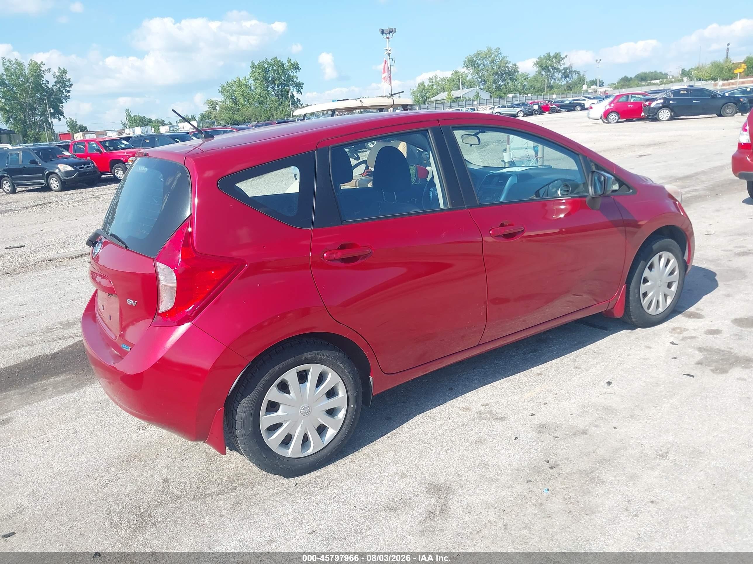 2015 Nissan Versa Note Sv Red vin: 3N1CE2CP7FL440816